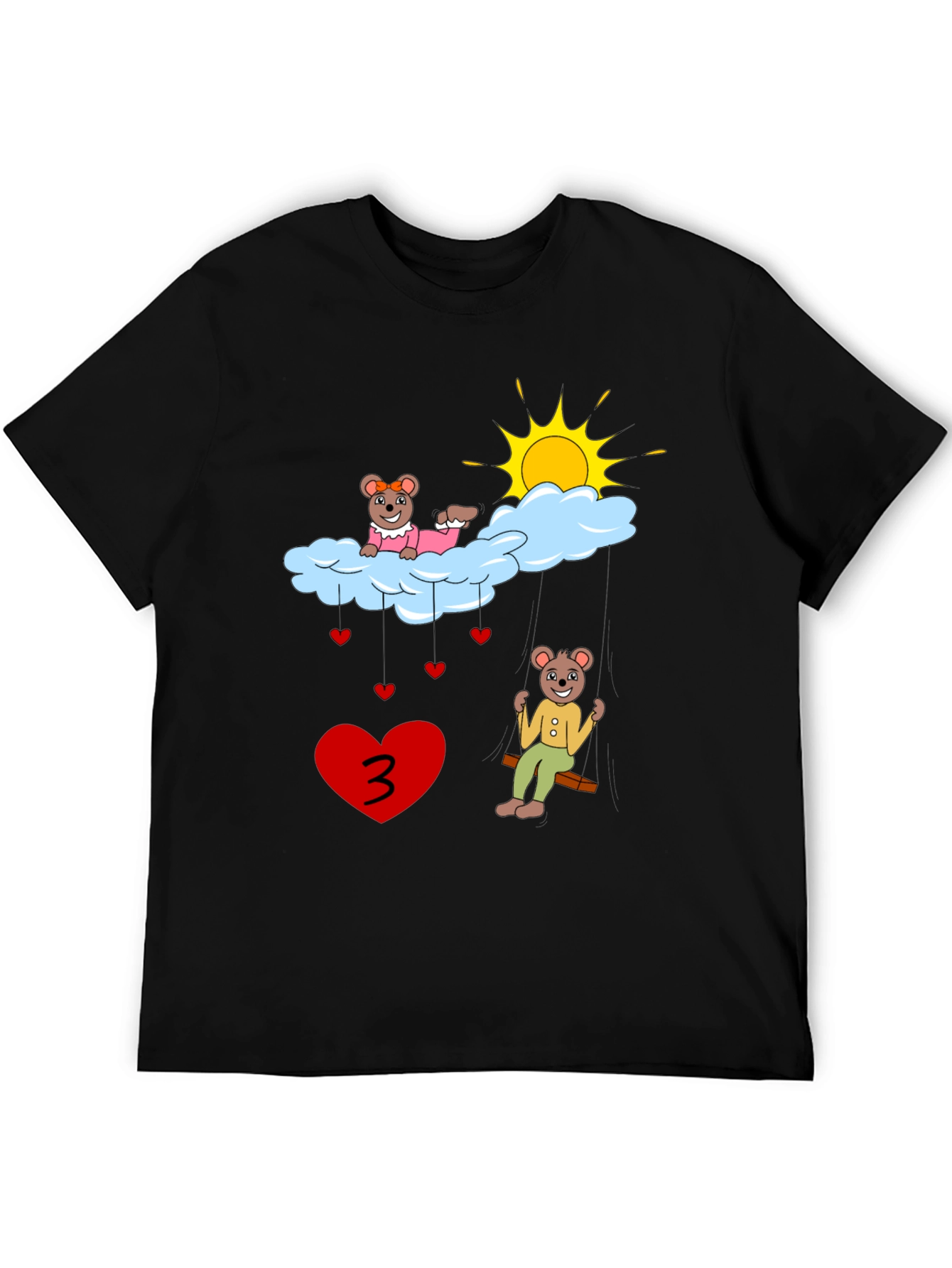 Cute Bear 3rd Birthday T-Shirt