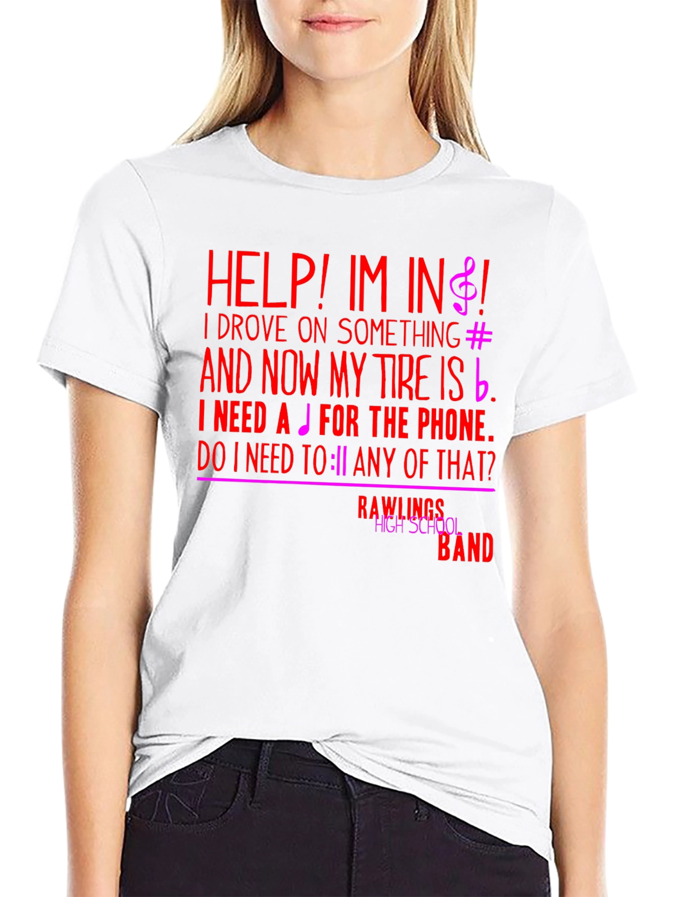 Funny Music Note T-Shirt