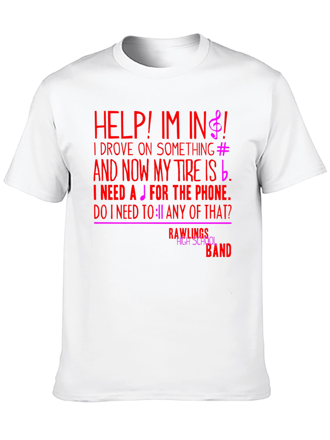 Funny Music Note T-Shirt