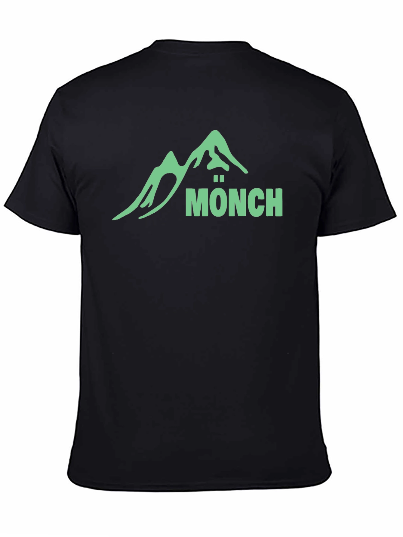 Mönch Mountain T-Shirt - Black Graphic Tee