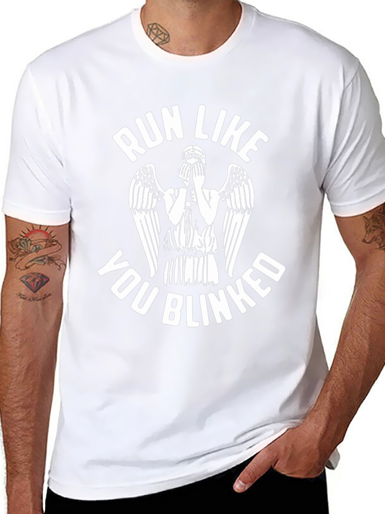 Run Like You Blinked T-Shirt - Black