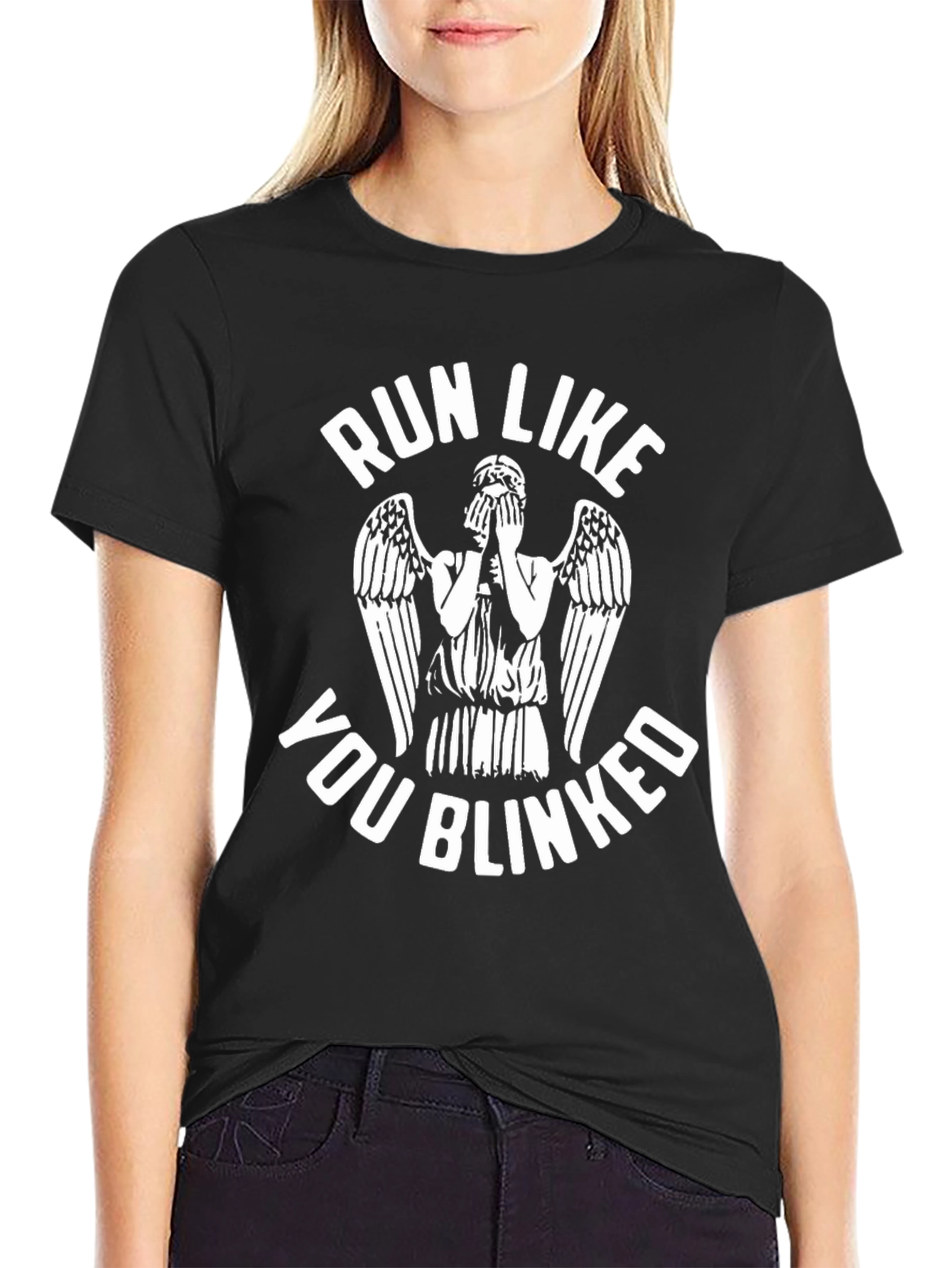Run Like You Blinked T-Shirt - Black