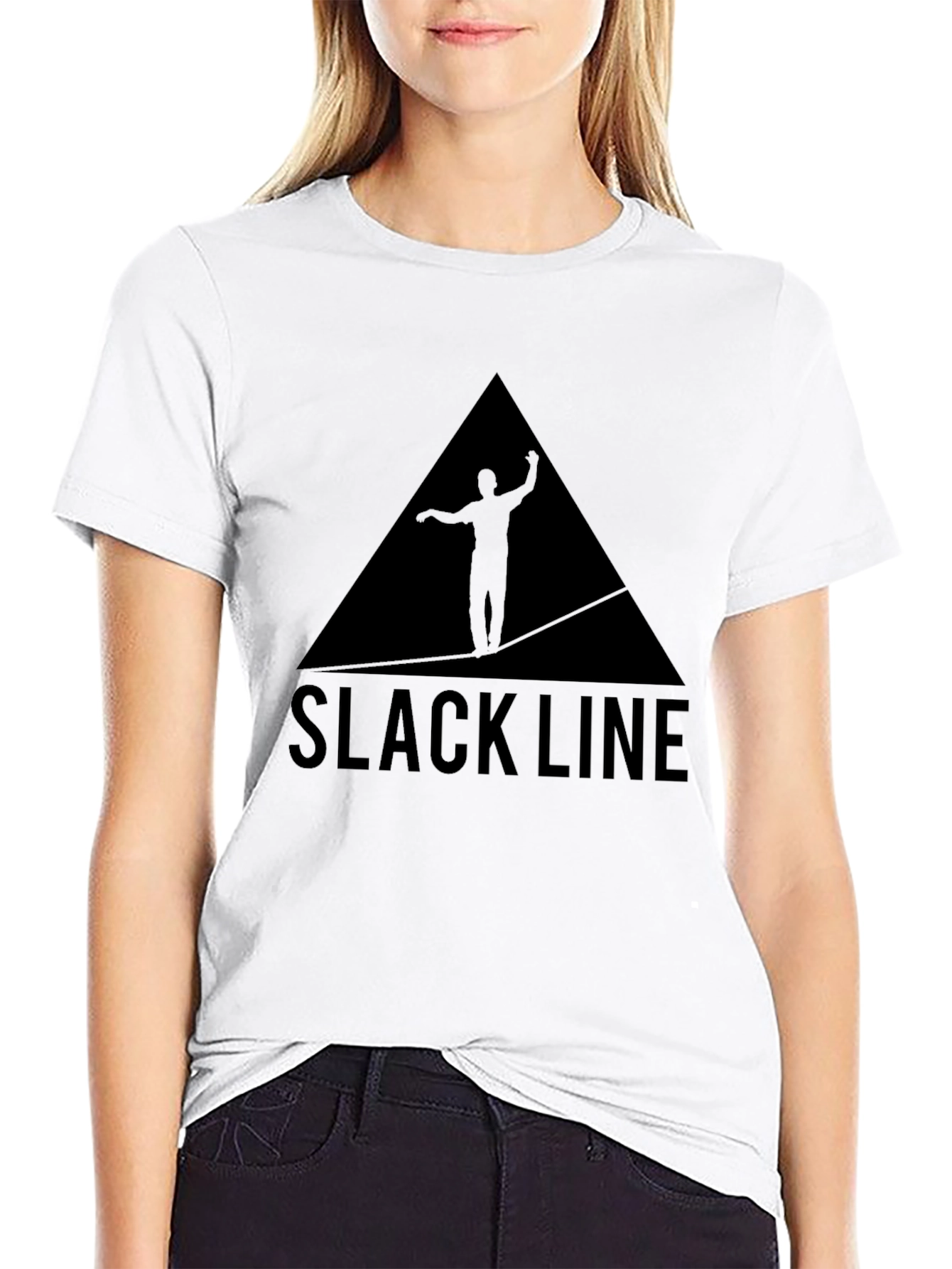 Slackline Graphic Tee - Balance & Adventure