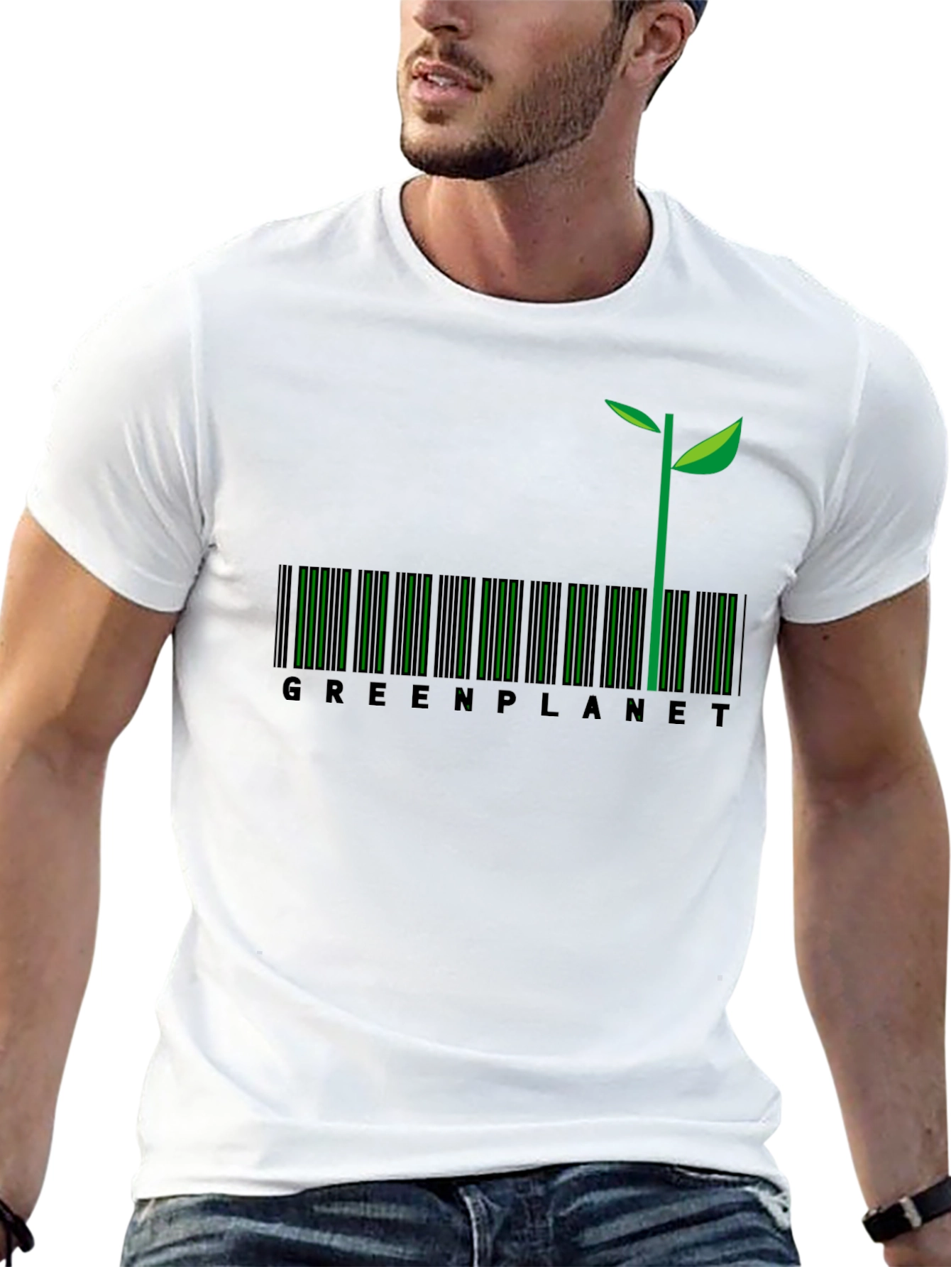 Green Planet Graphic Tee - Eco-Friendly Design