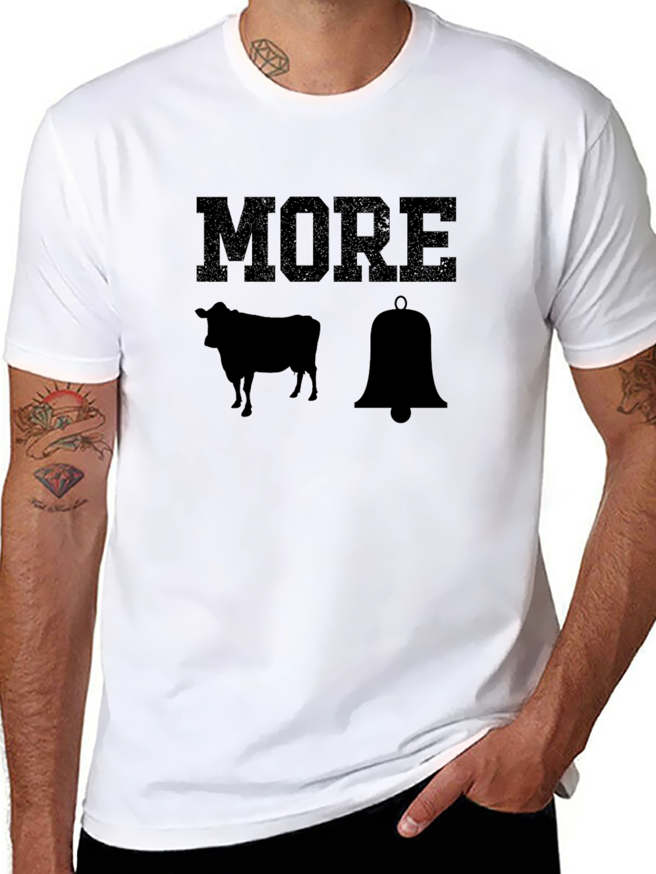 More Cowbell T-Shirt - Humorous Graphic Tee