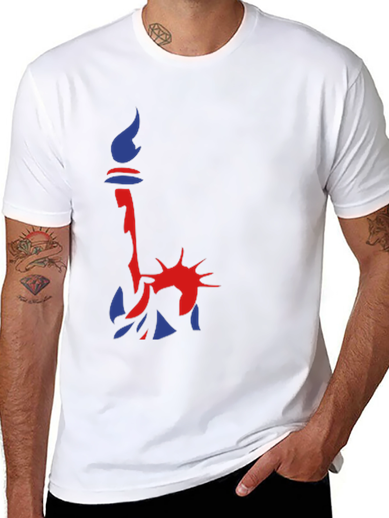 Statue of Liberty Graphic Tee - Patriotic Style