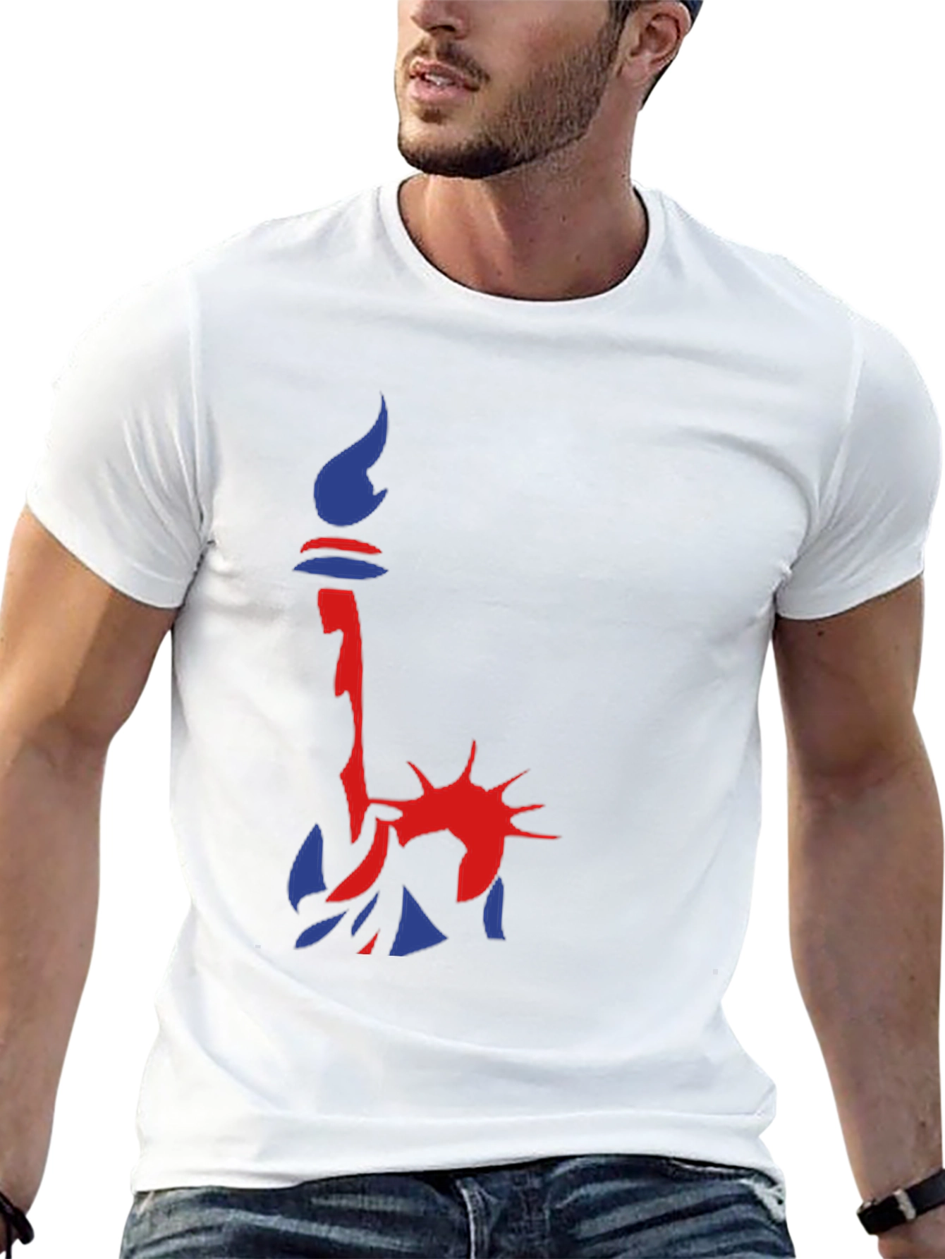 Statue of Liberty Graphic Tee - Patriotic Style