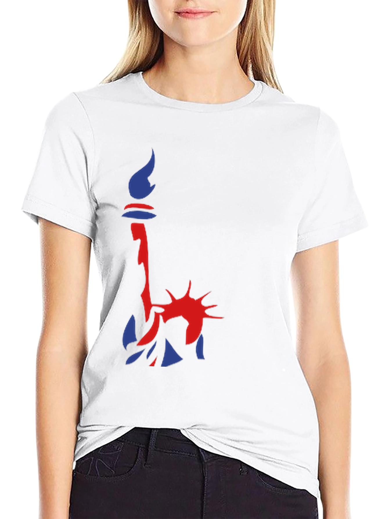 Statue of Liberty Graphic Tee - Patriotic Style