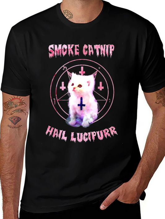 Smoke Catnip Hail Lucipurr T-Shirt