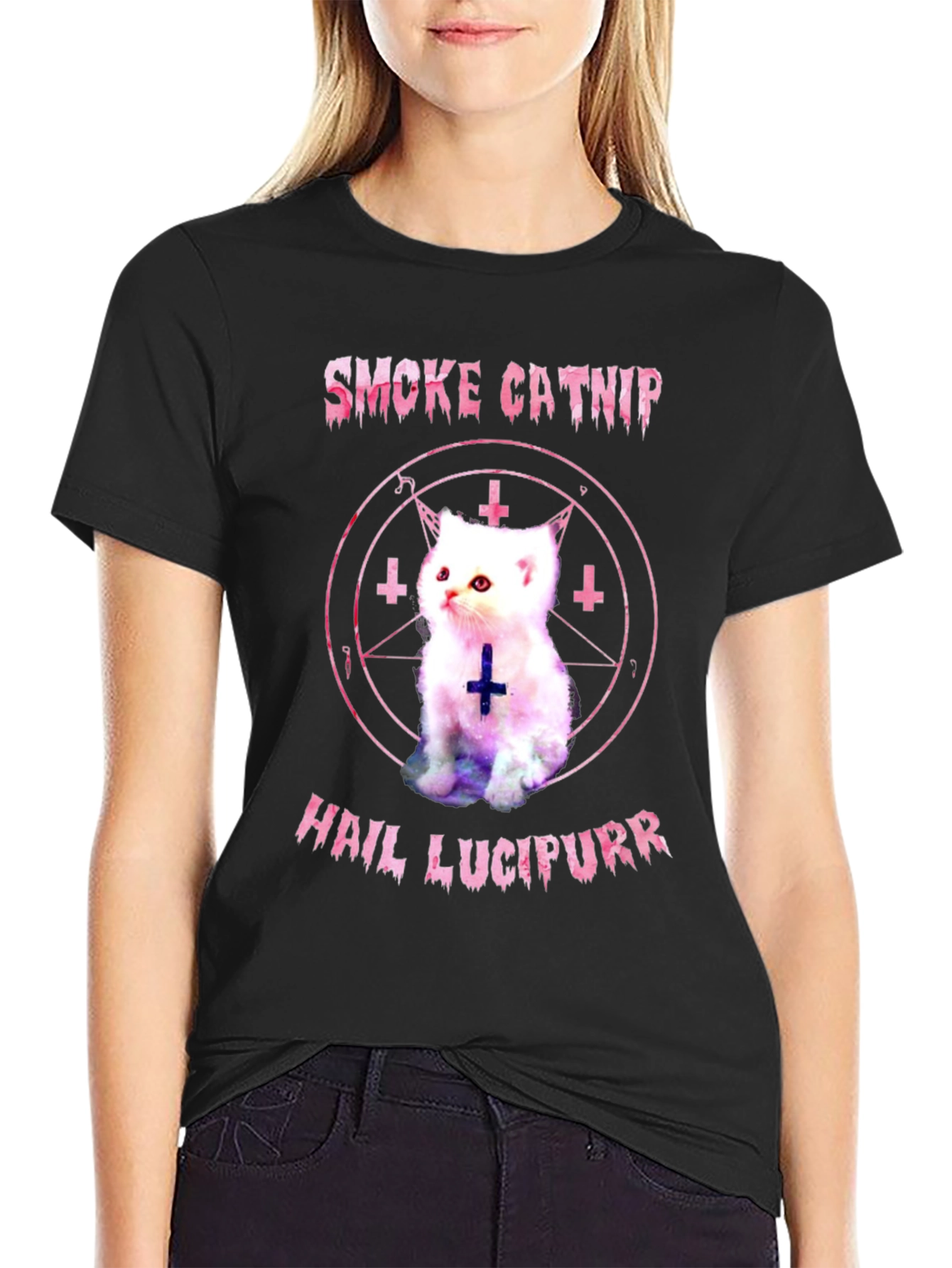 Smoke Catnip Hail Lucipurr T-Shirt