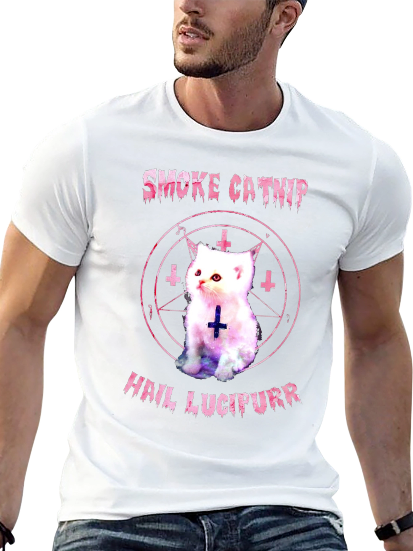 Smoke Catnip Hail Lucipurr T-Shirt
