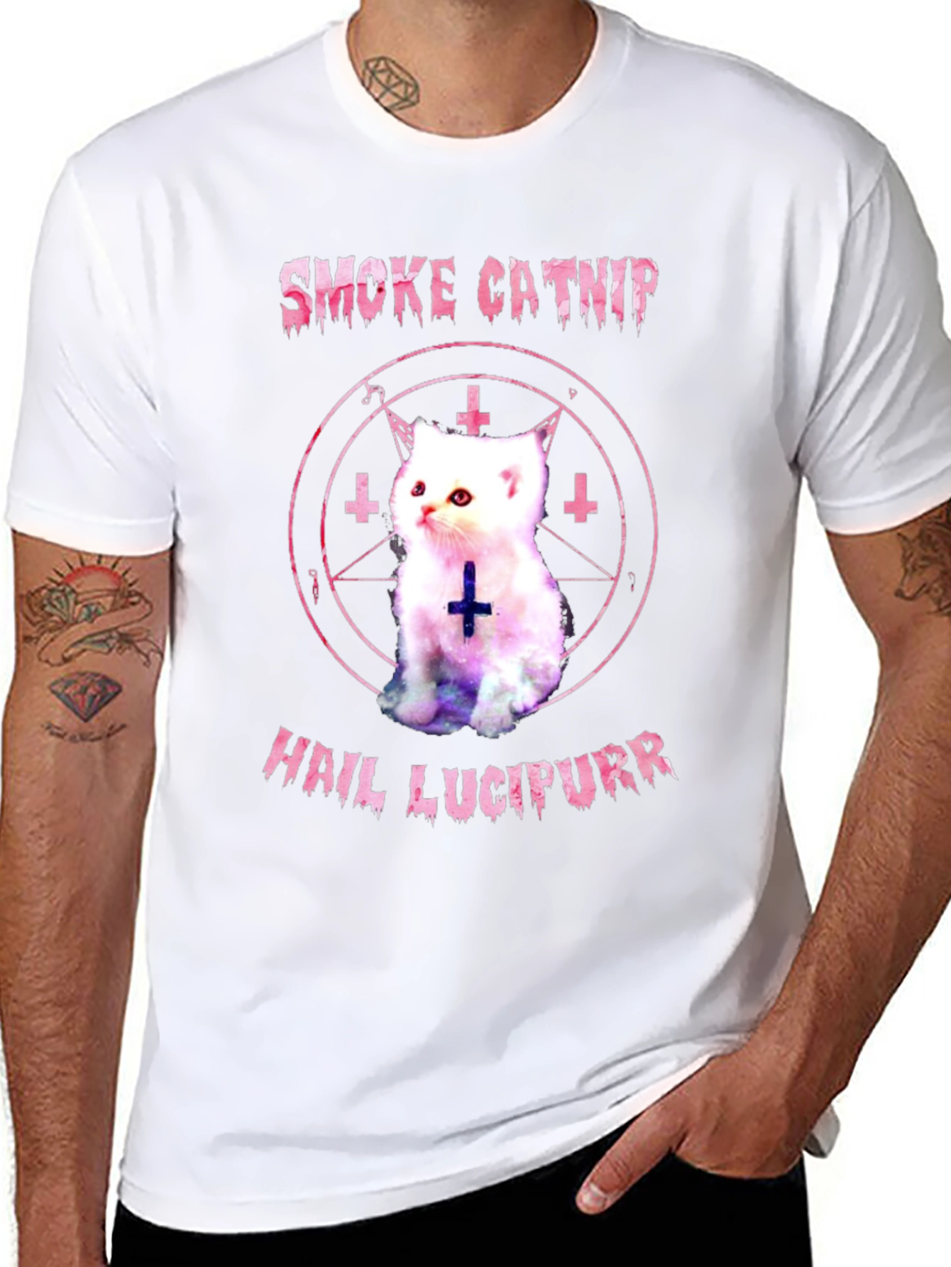 Smoke Catnip Hail Lucipurr T-Shirt
