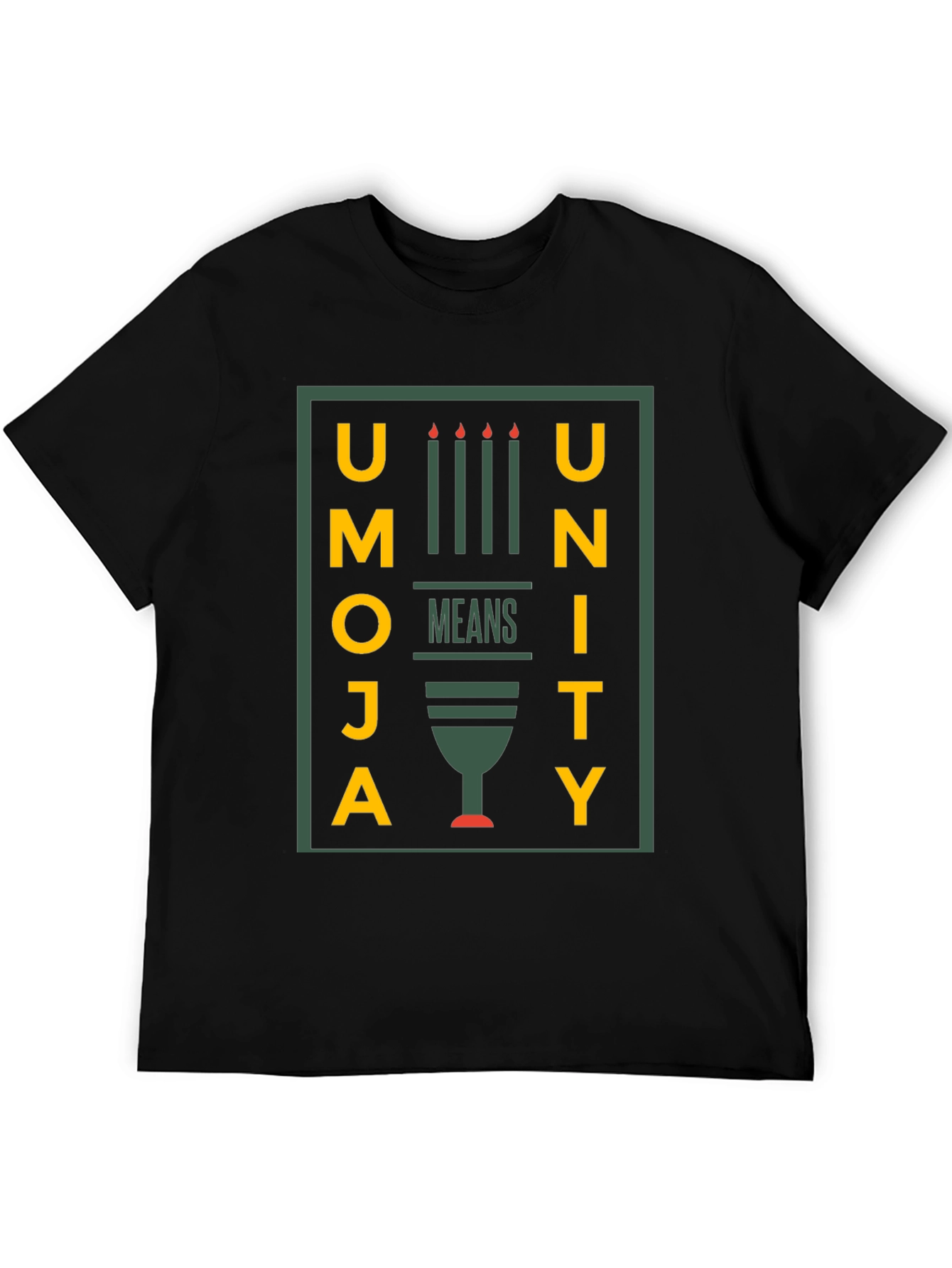 Umoja Unity Kwanzaa T-Shirt - Black Graphic Tee