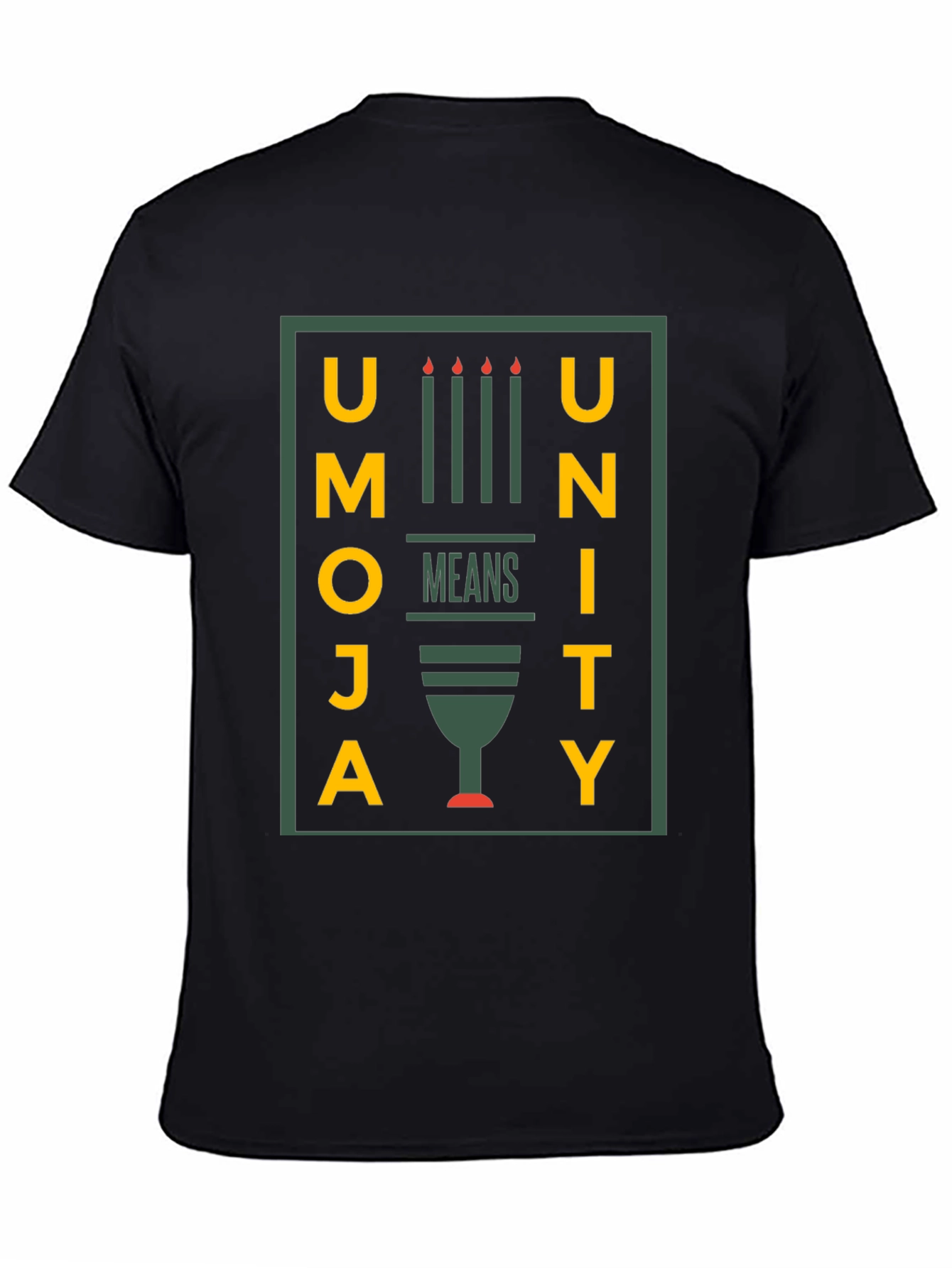 Umoja Unity Kwanzaa T-Shirt - Black Graphic Tee