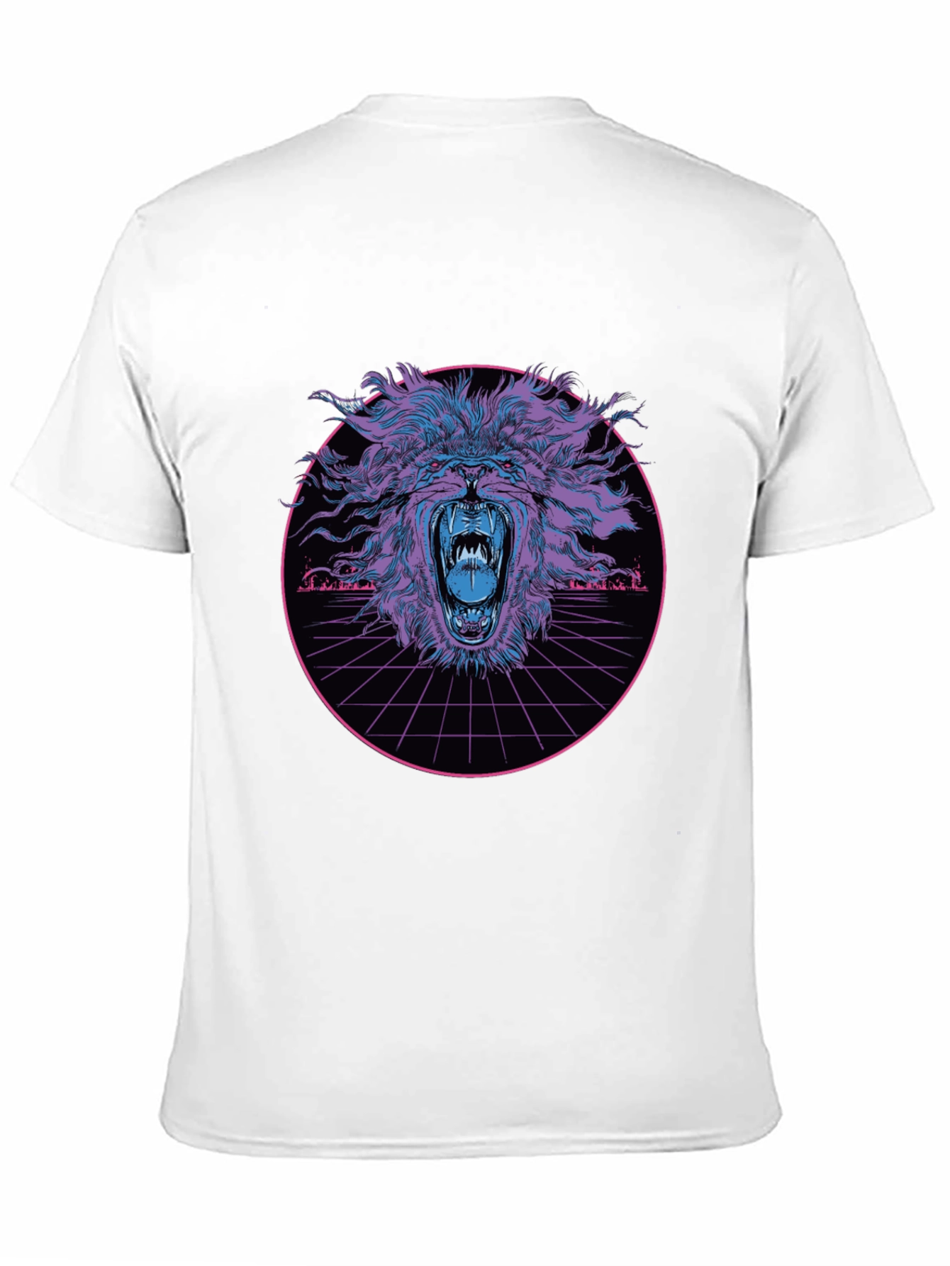 Retro Lion Graphic T-Shirt