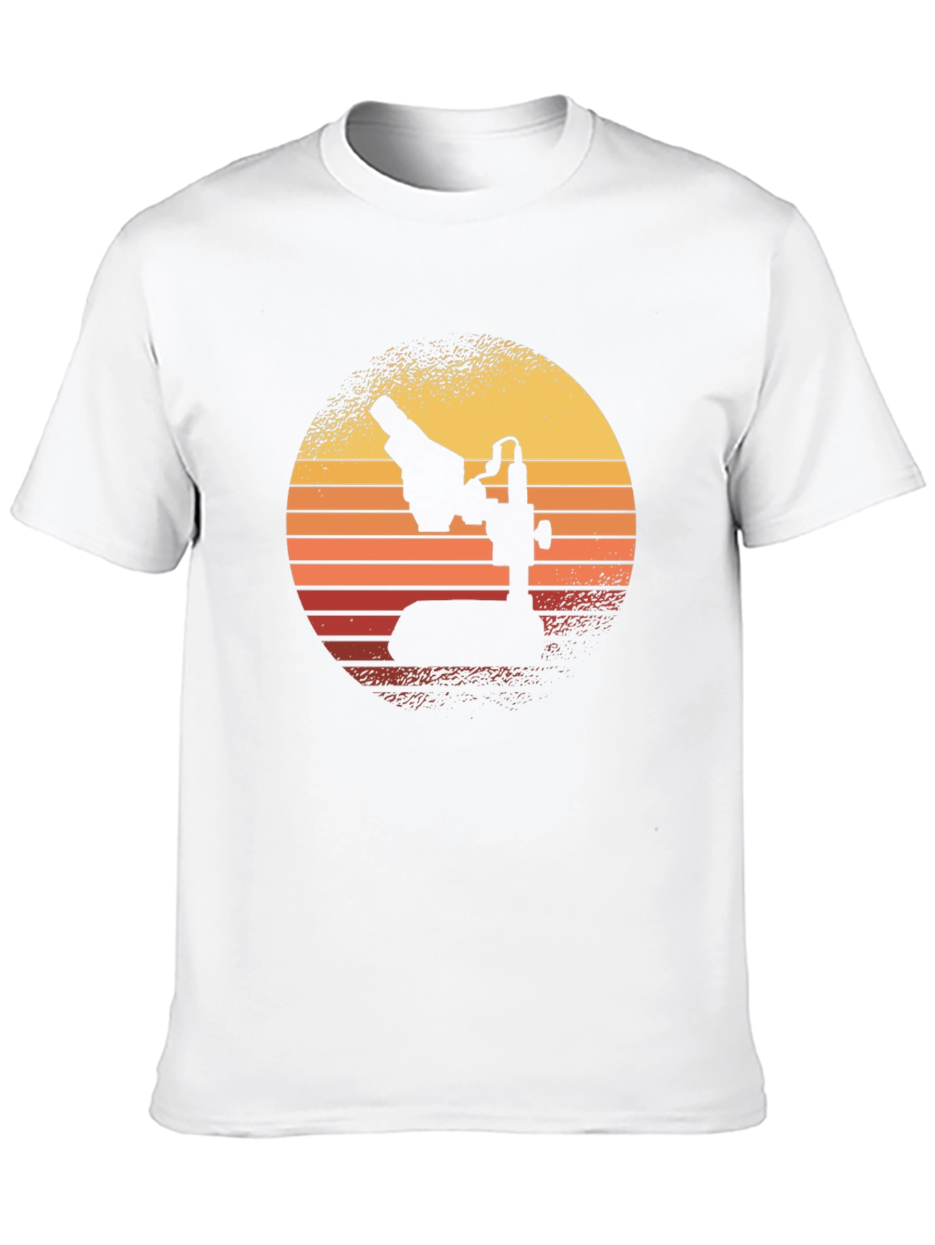 Retro Microscope Graphic Tee - Science Enthusiast Apparel