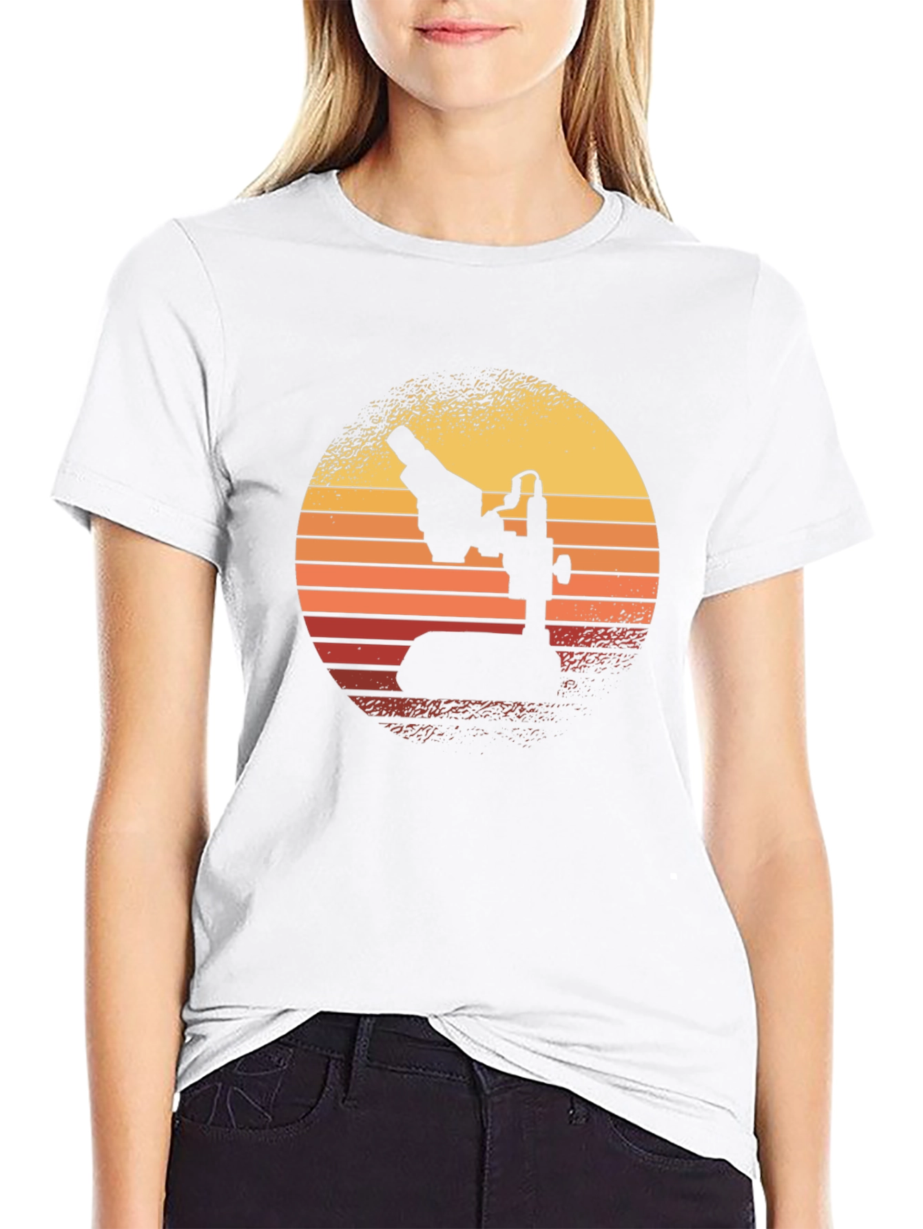 Retro Microscope Graphic Tee - Science Enthusiast Apparel