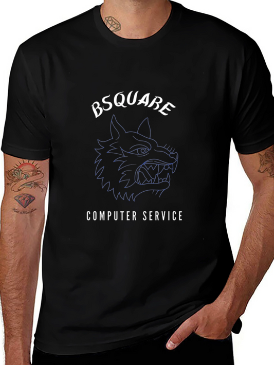 BSQUARE Computer Service Graphic Tee - Black