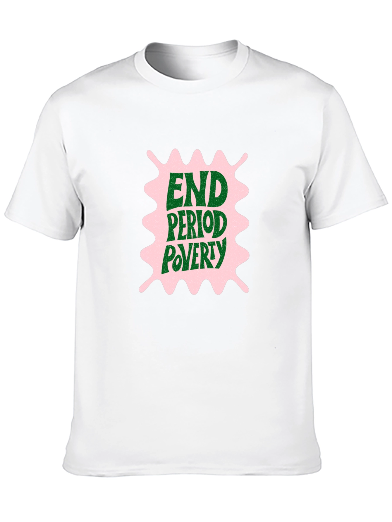 End Period Poverty Graphic Tee - Black