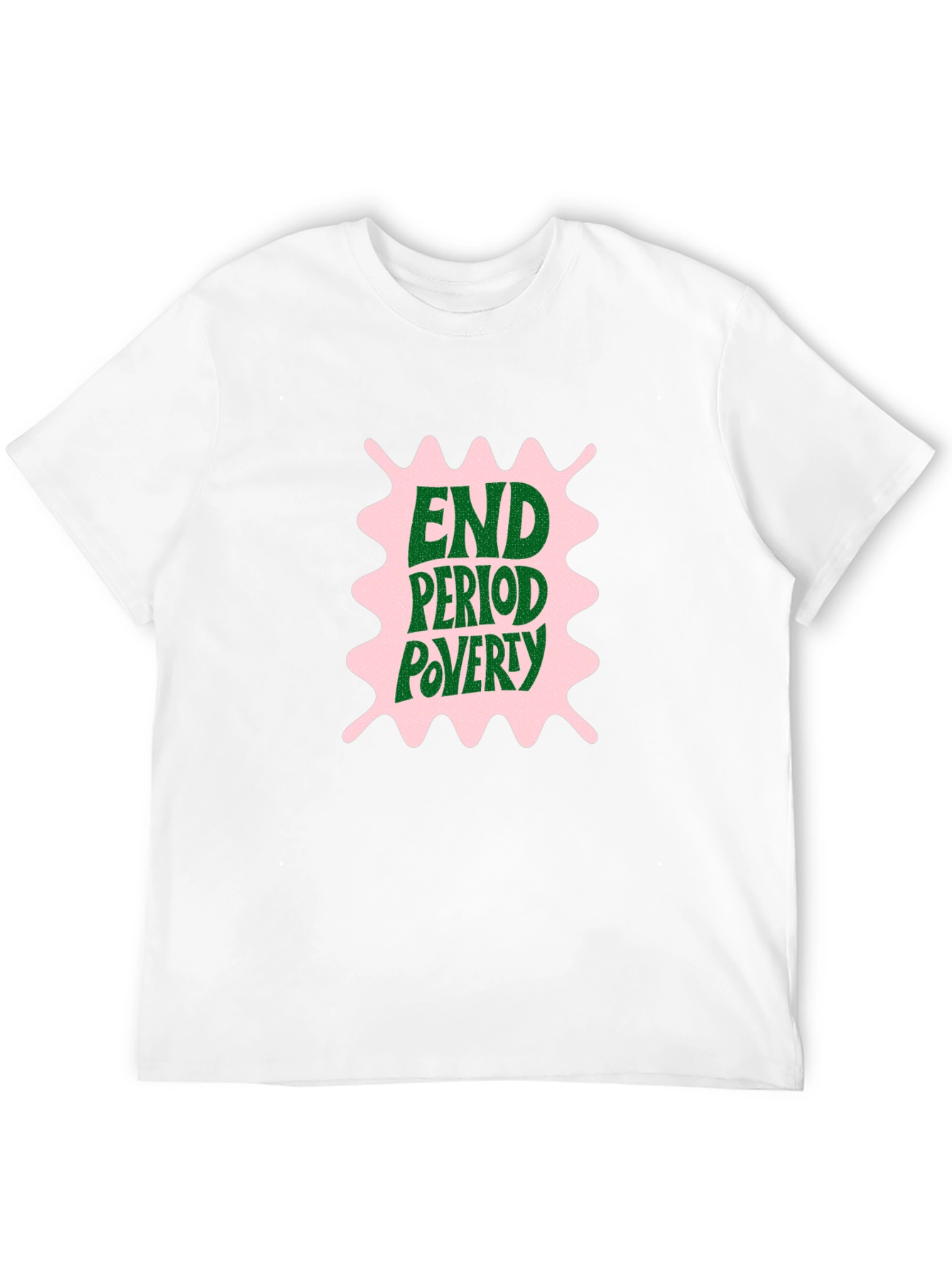 End Period Poverty Graphic Tee - Black