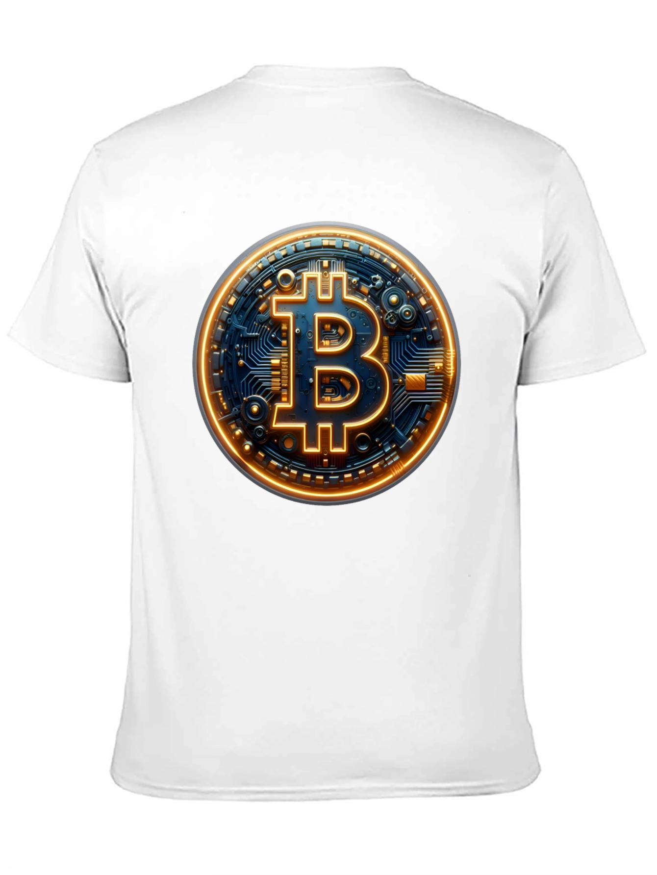 Bitcoin Tech Circuit T-Shirt - Crypto Currency Tee