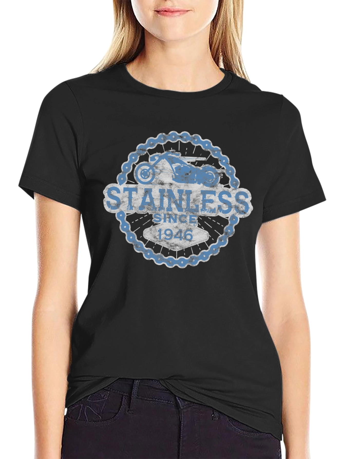 Stainless Since 1946 Motorcycle T-Shirt