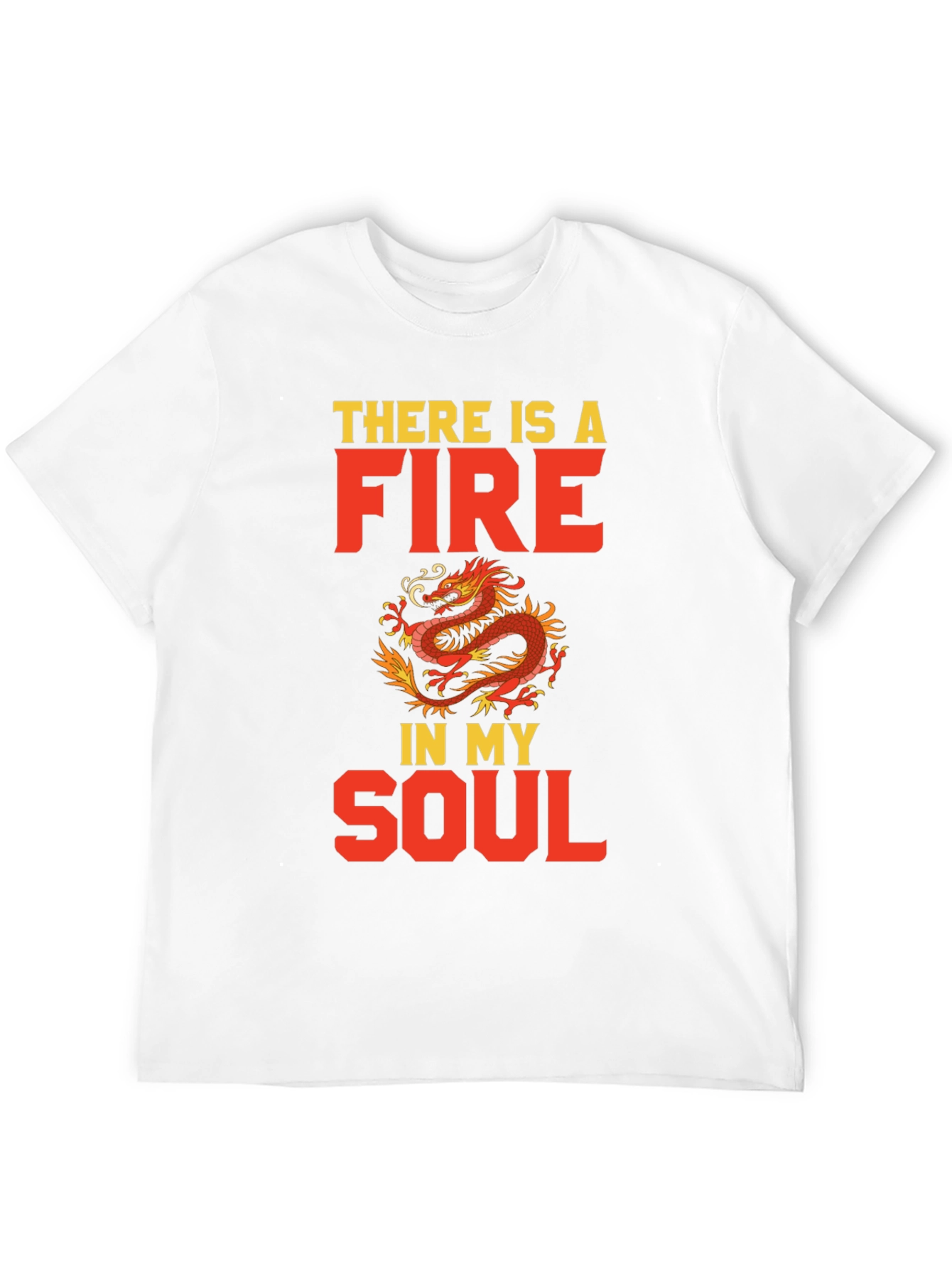 Fiery Soul Dragon Graphic Tee