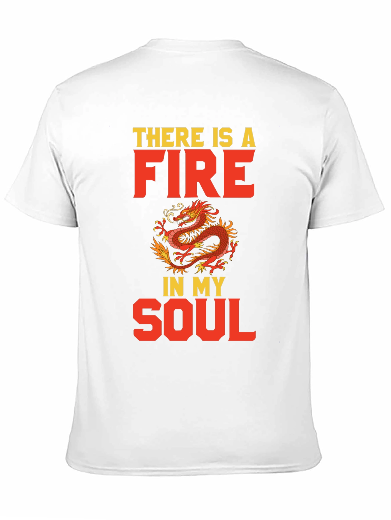 Fiery Soul Dragon Graphic Tee