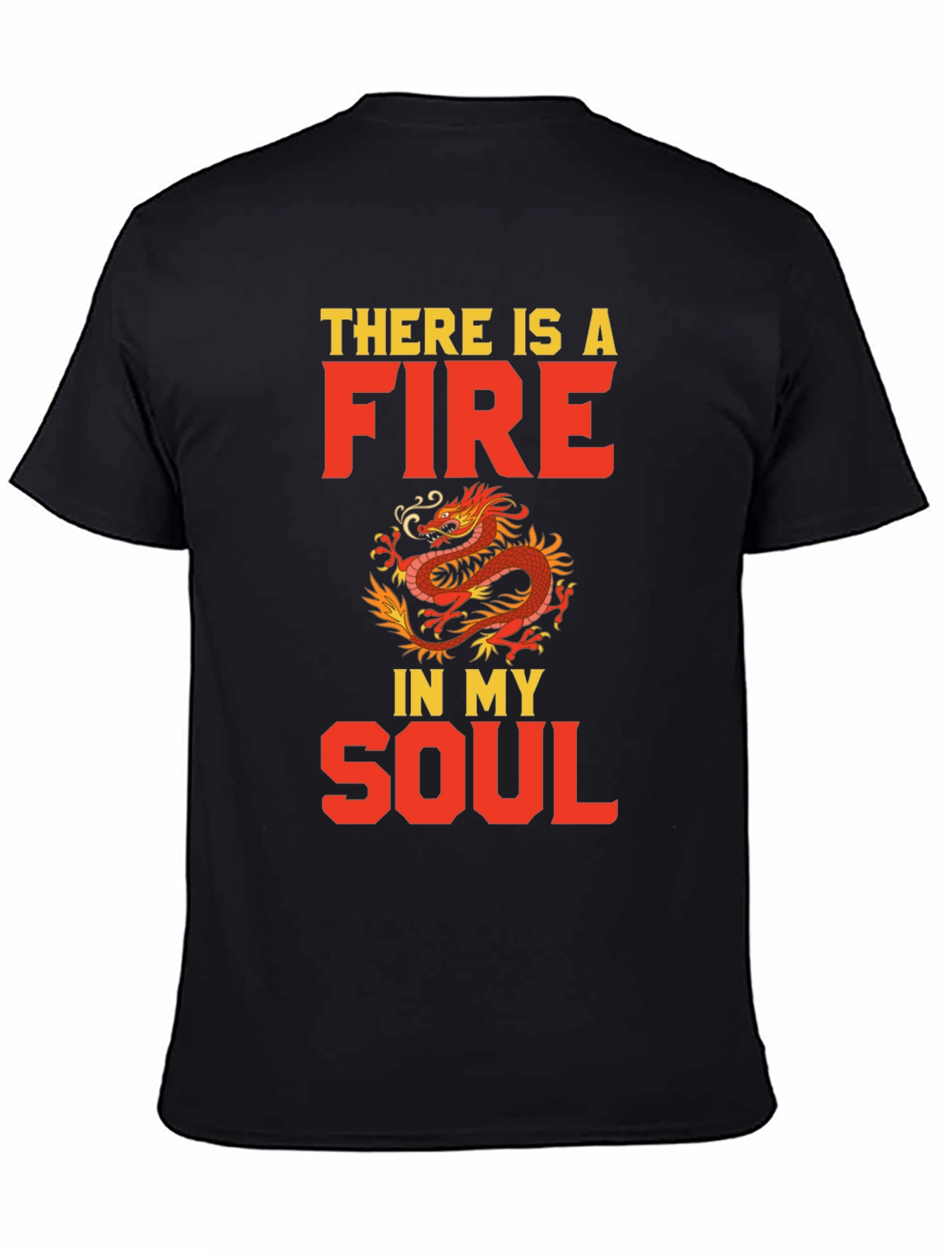 Fiery Soul Dragon Graphic Tee