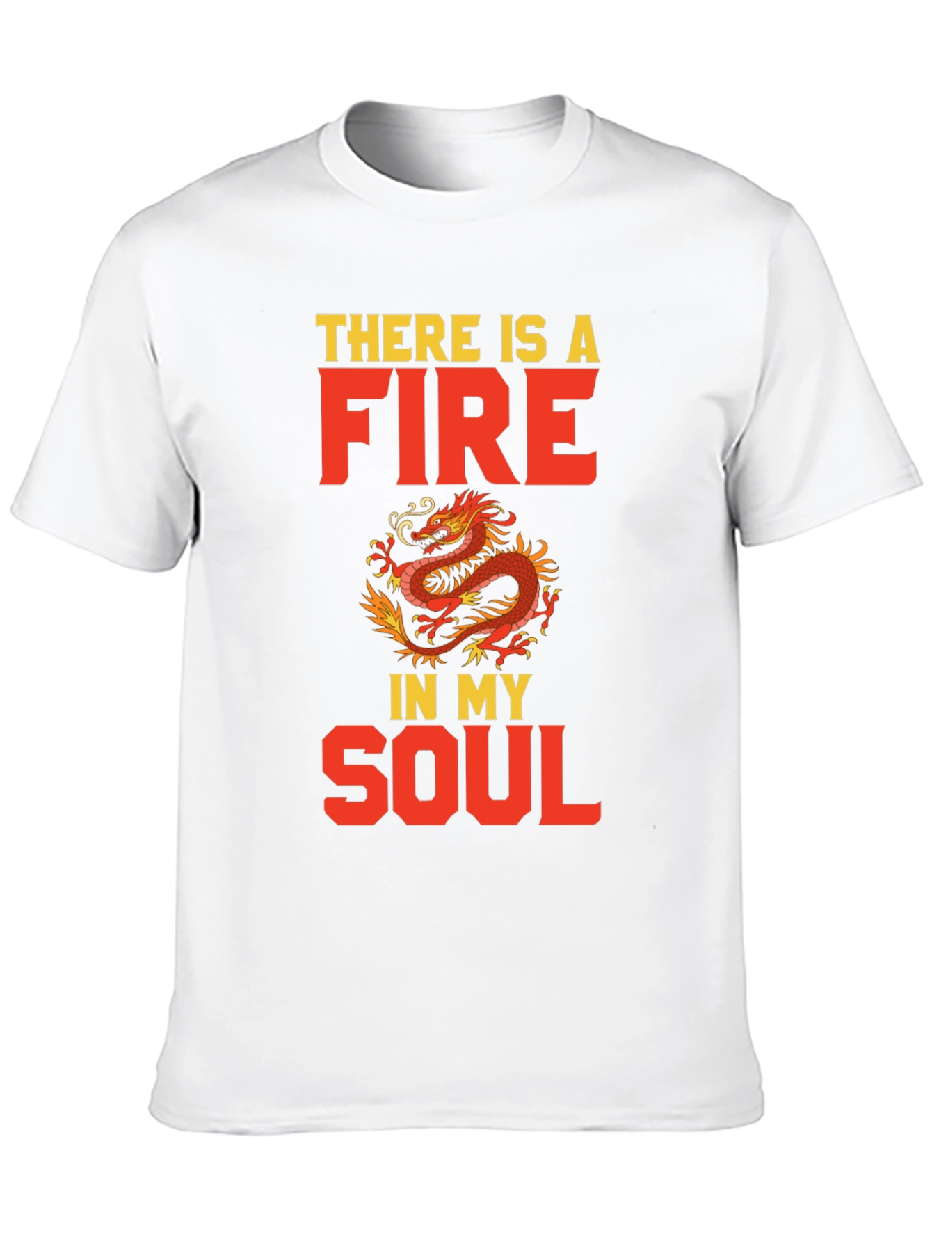 Fiery Soul Dragon Graphic Tee