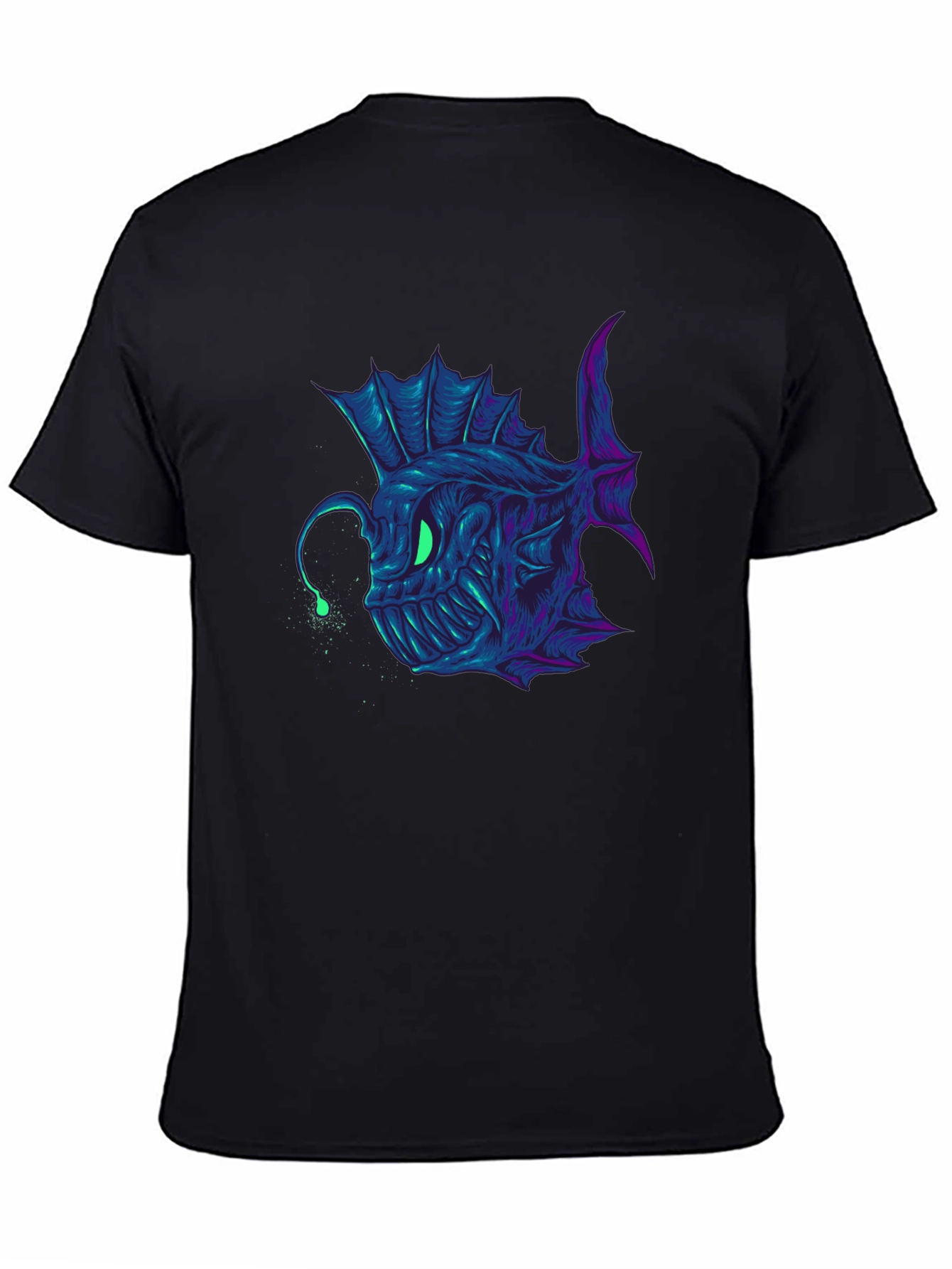 Angler Fish Graphic Tee - Bold Underwater Style
