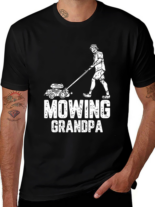 Mowing Grandpa T-Shirt