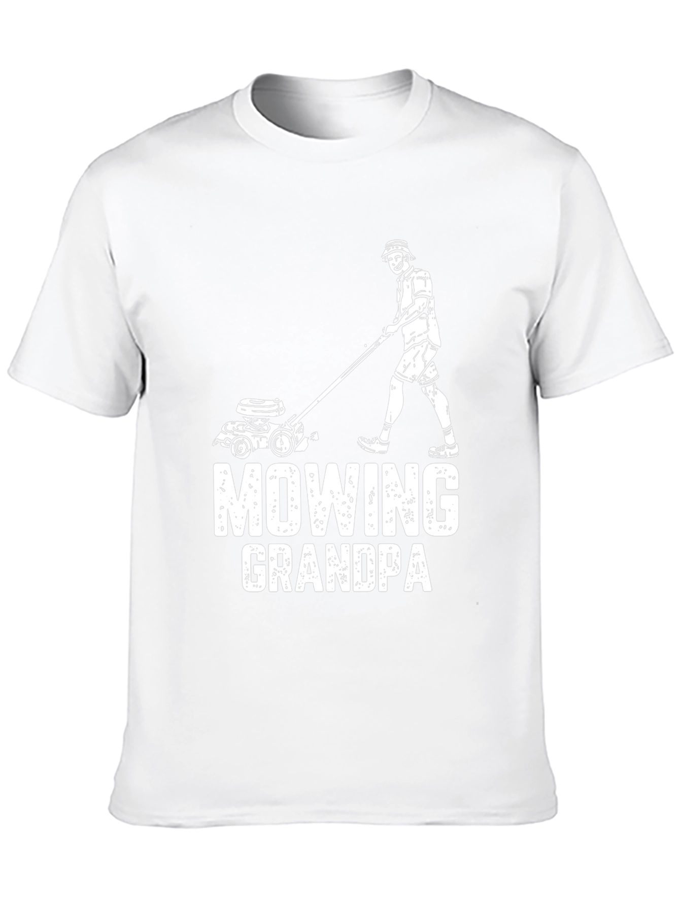 Mowing Grandpa T-Shirt