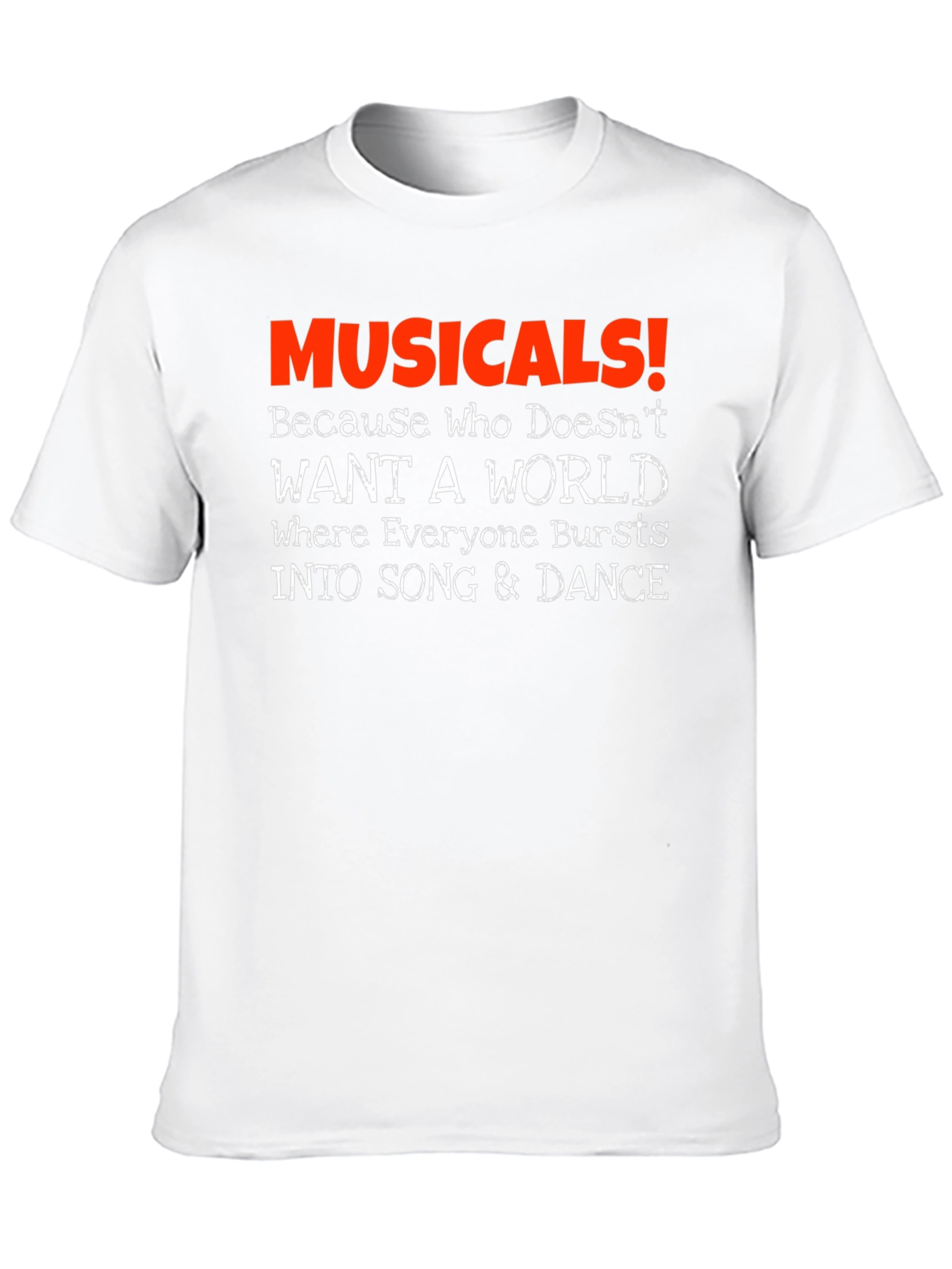 Musicals T-Shirt - Song & Dance