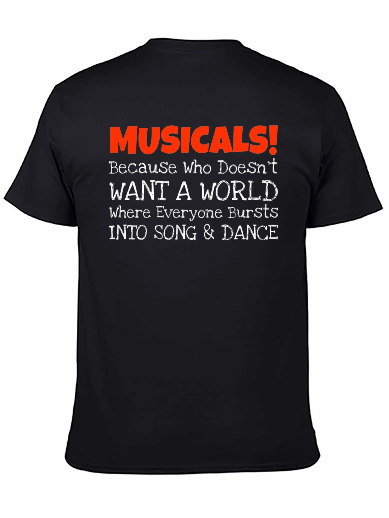 Musicals T-Shirt - Song & Dance