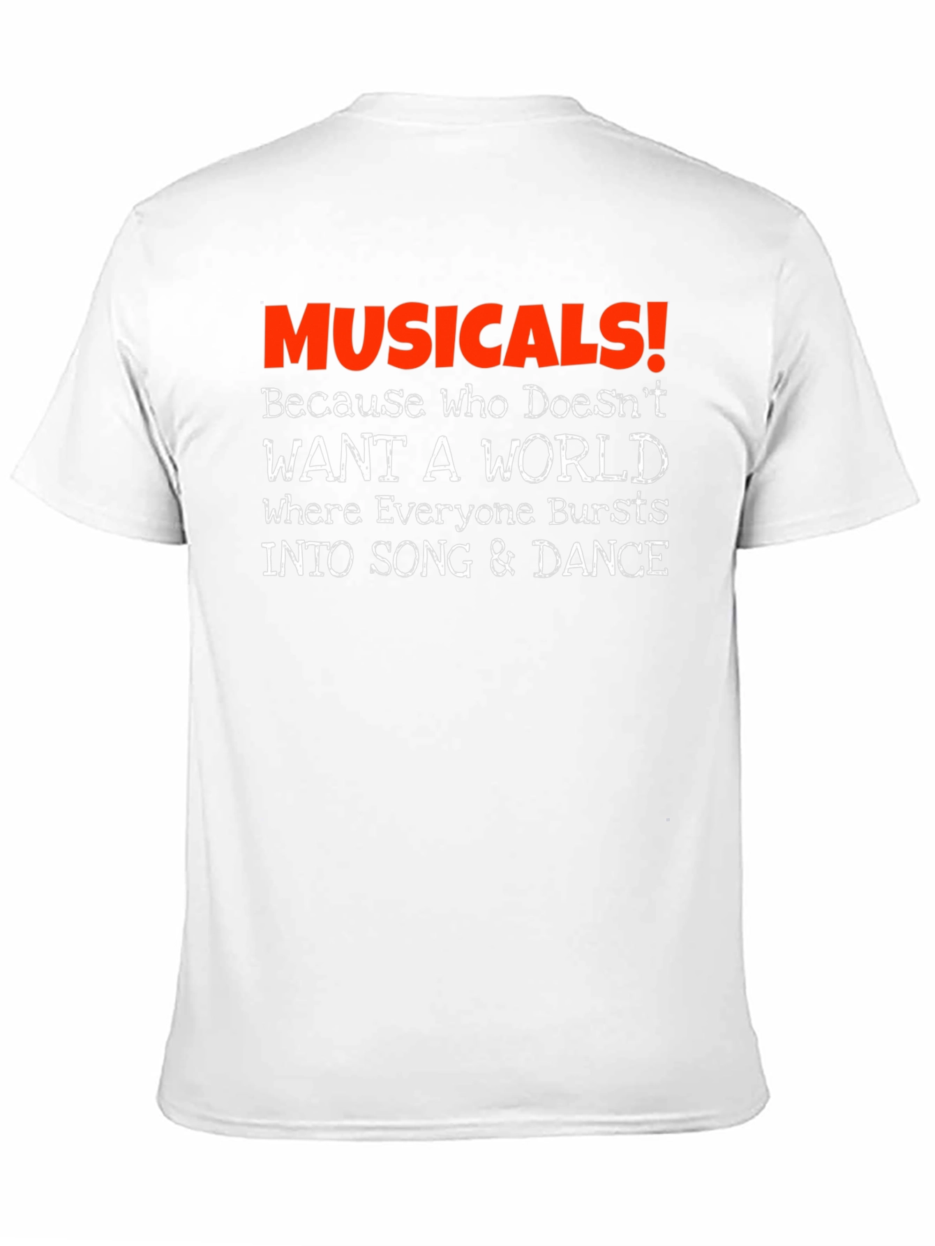 Musicals T-Shirt - Song & Dance