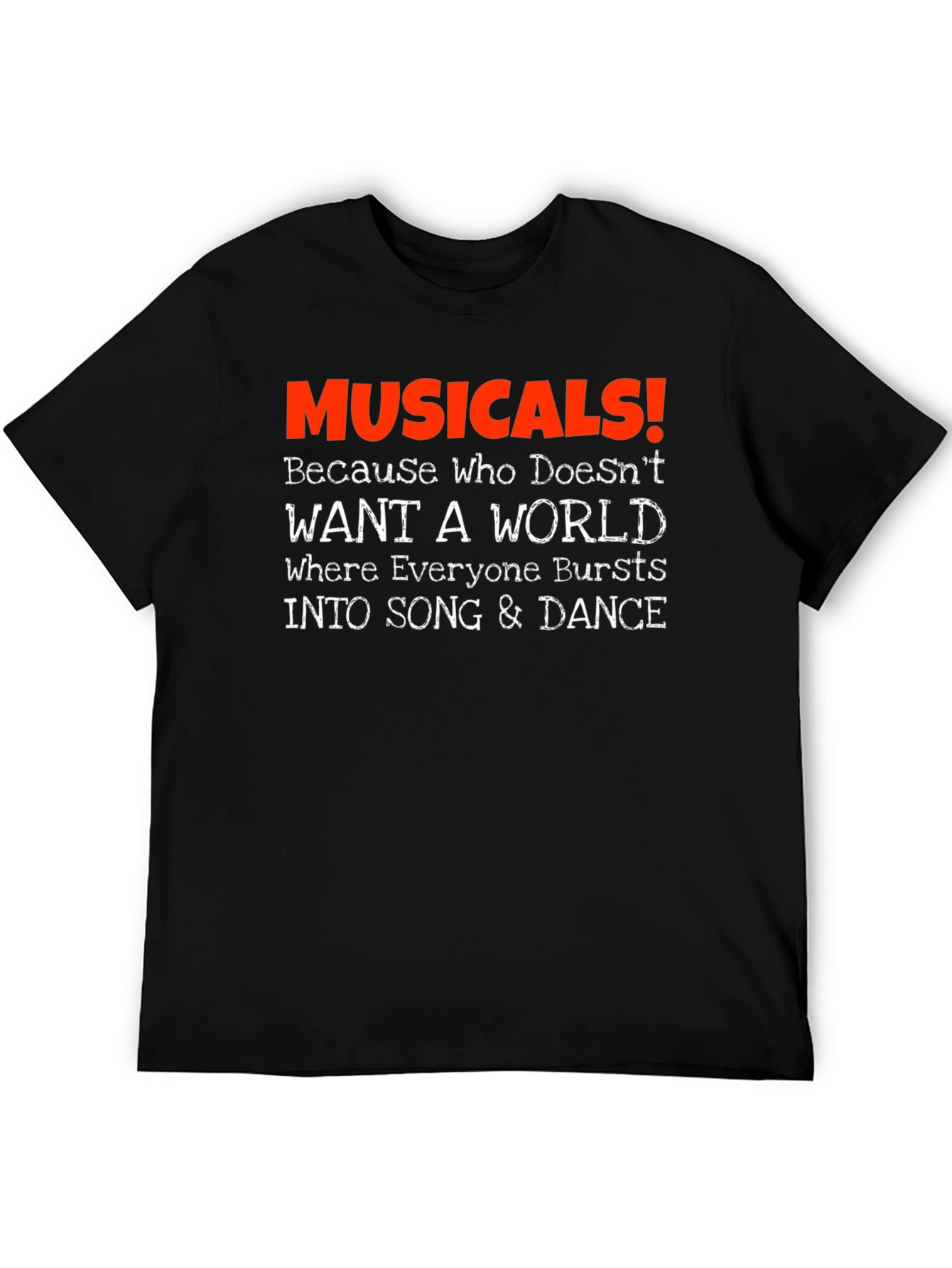 Musicals T-Shirt - Song & Dance