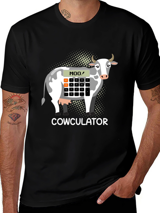 Cowculator T-Shirt - Funny Cow Calculator Design