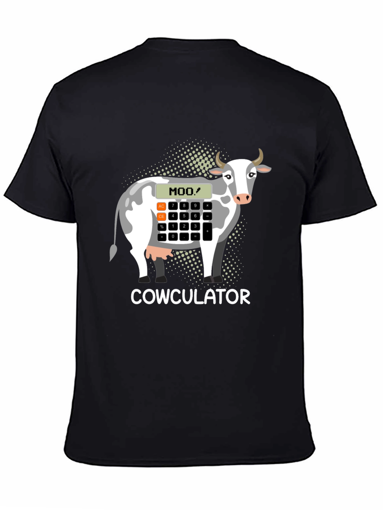 Cowculator T-Shirt - Funny Cow Calculator Design