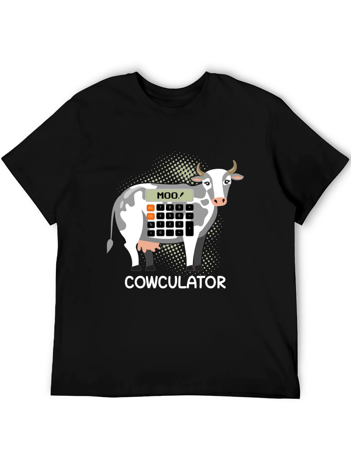 Cowculator T-Shirt - Funny Cow Calculator Design