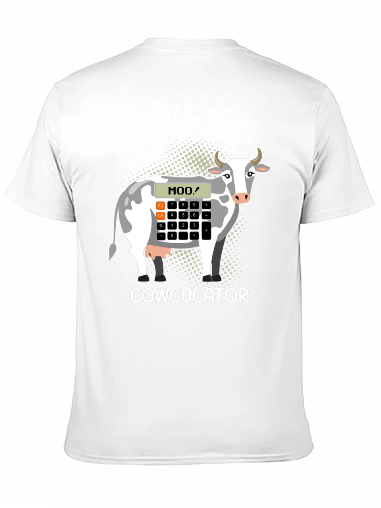 Cowculator T-Shirt - Funny Cow Calculator Design