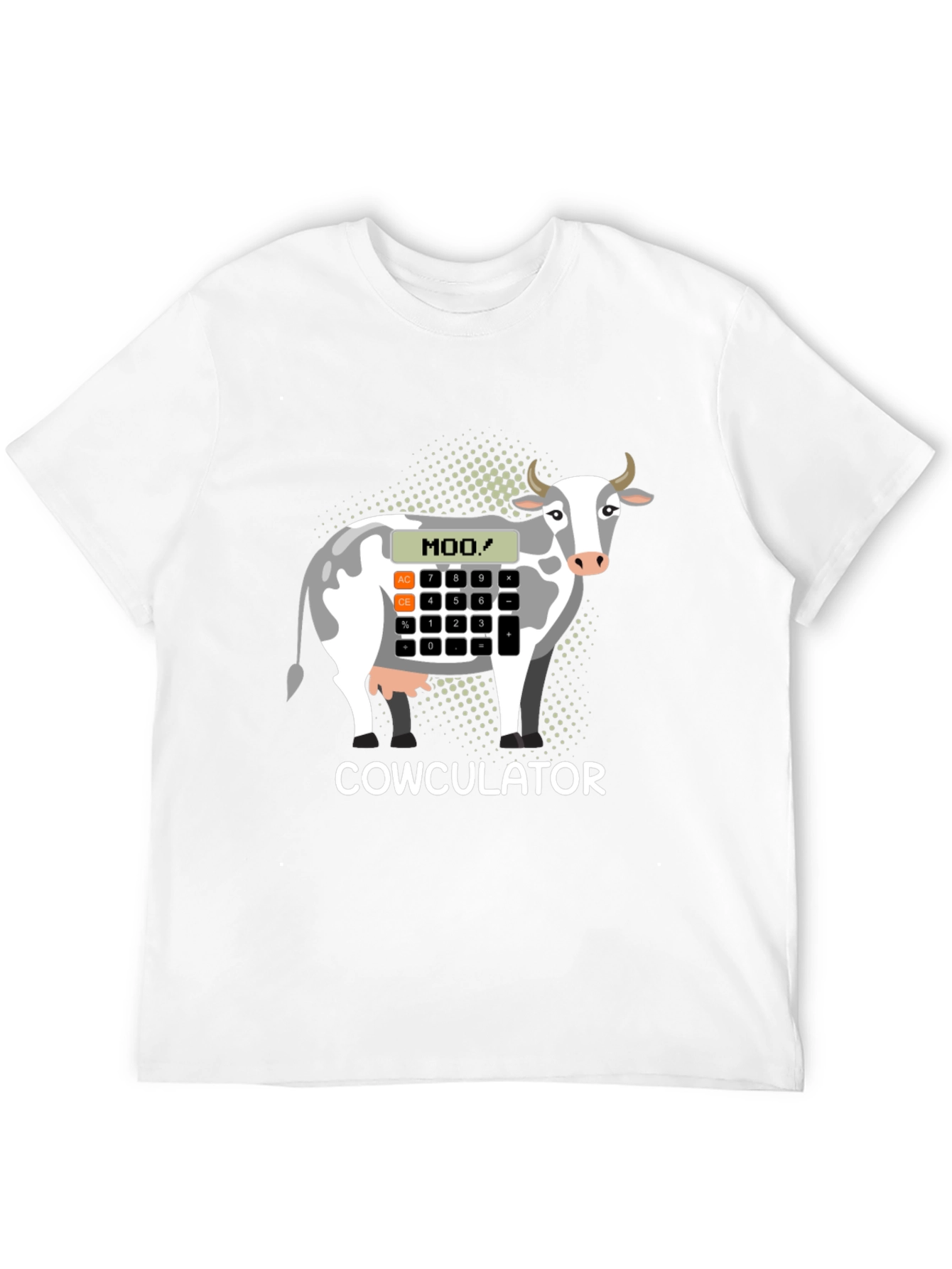 Cowculator T-Shirt - Funny Cow Calculator Design