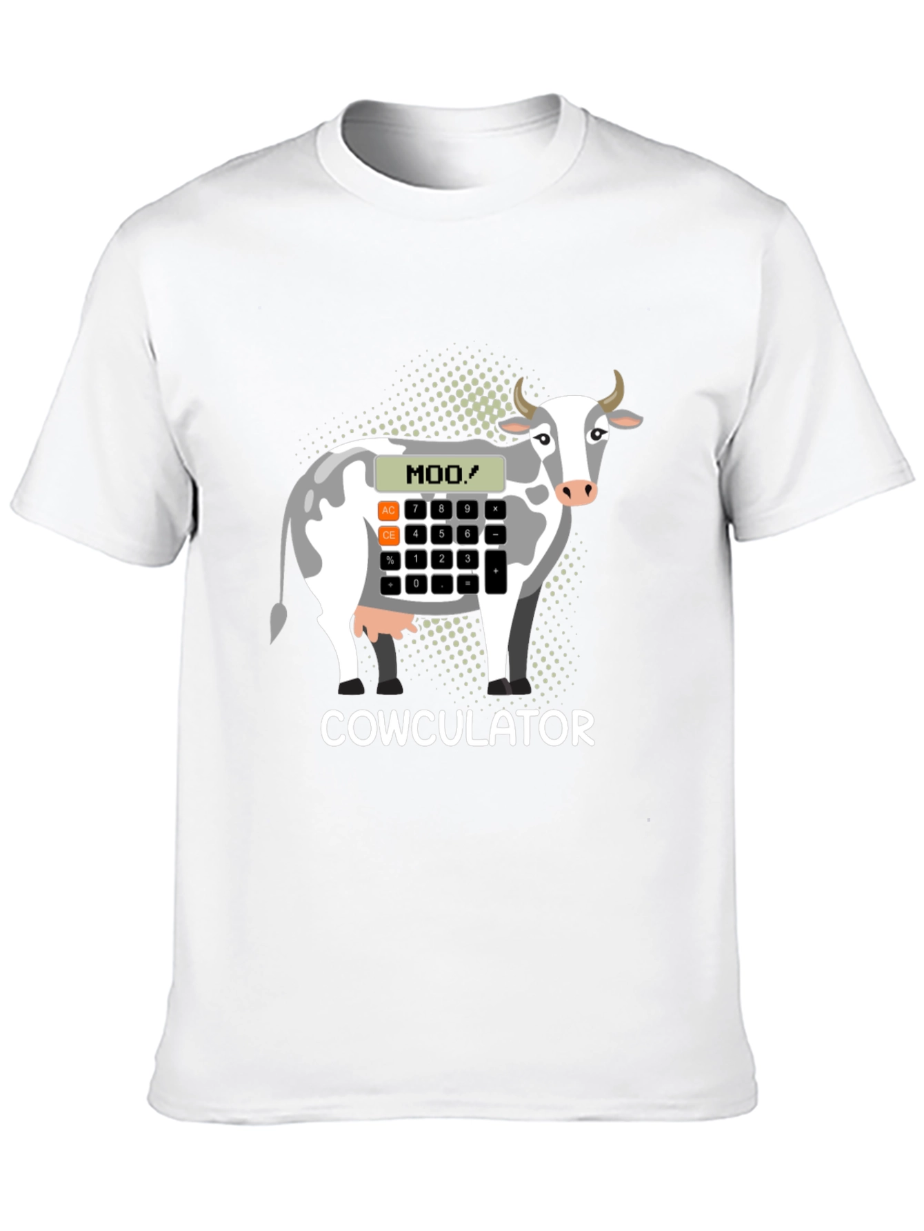 Cowculator T-Shirt - Funny Cow Calculator Design