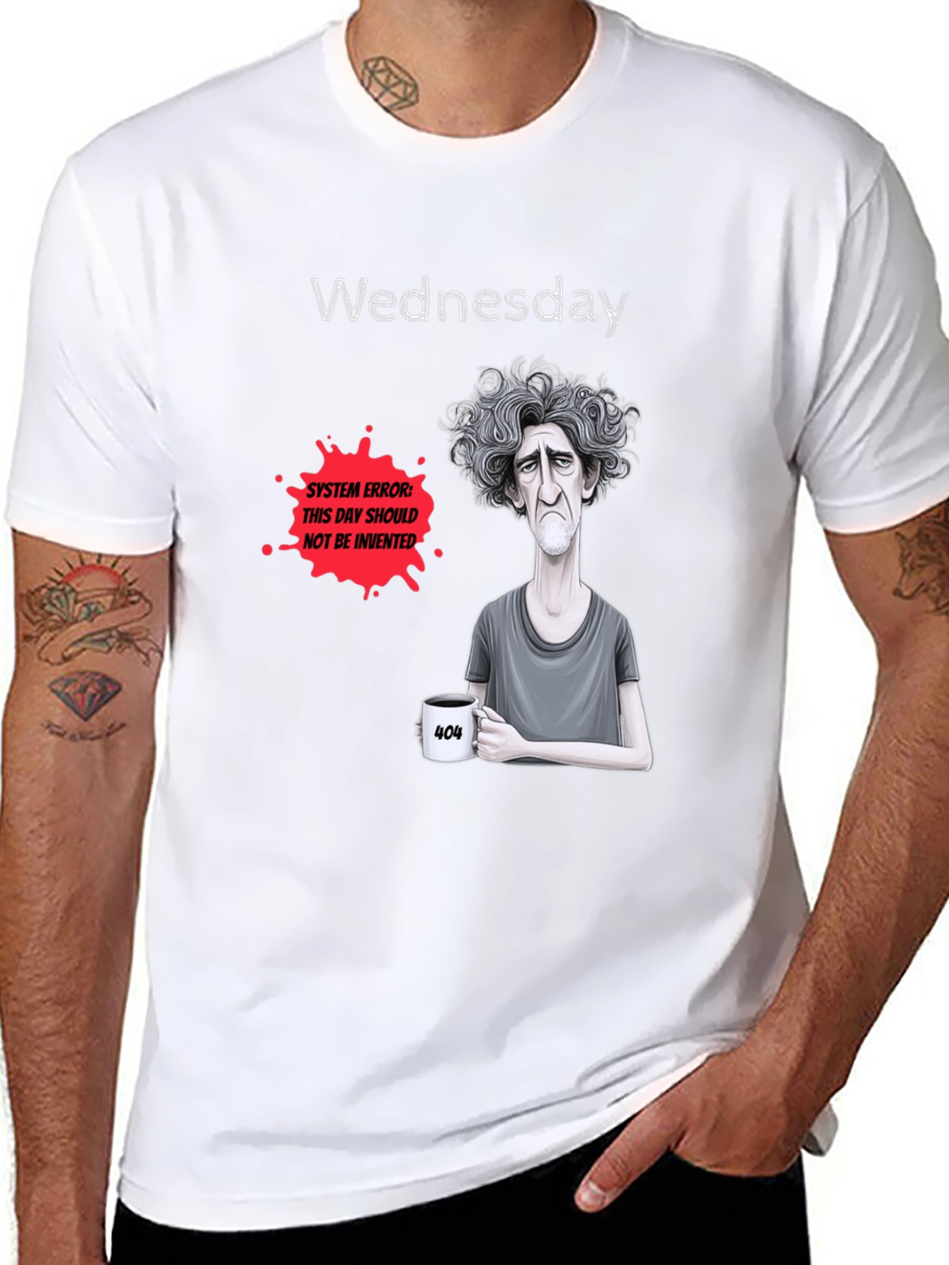 Wednesday System Error Tee