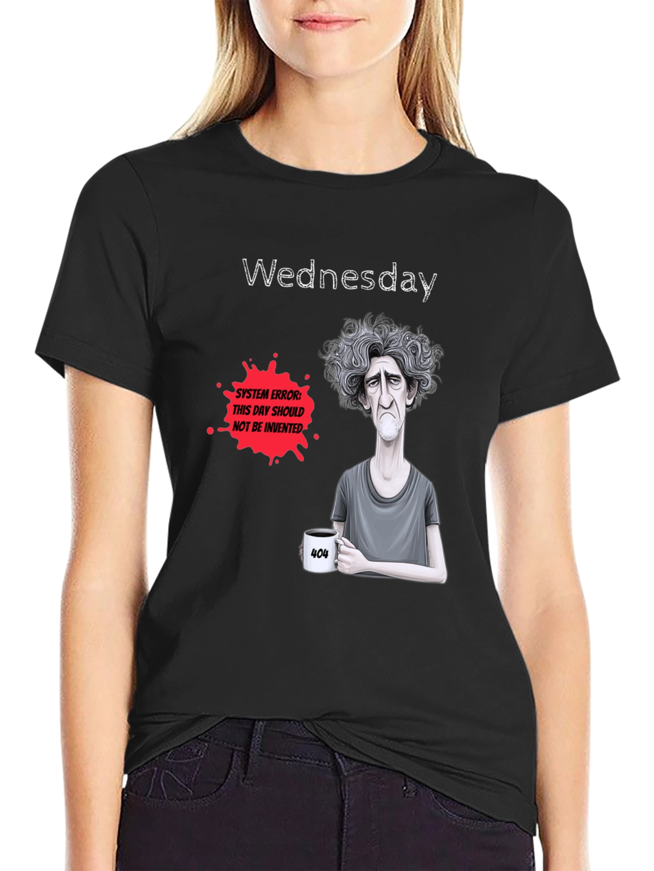 Wednesday System Error Tee
