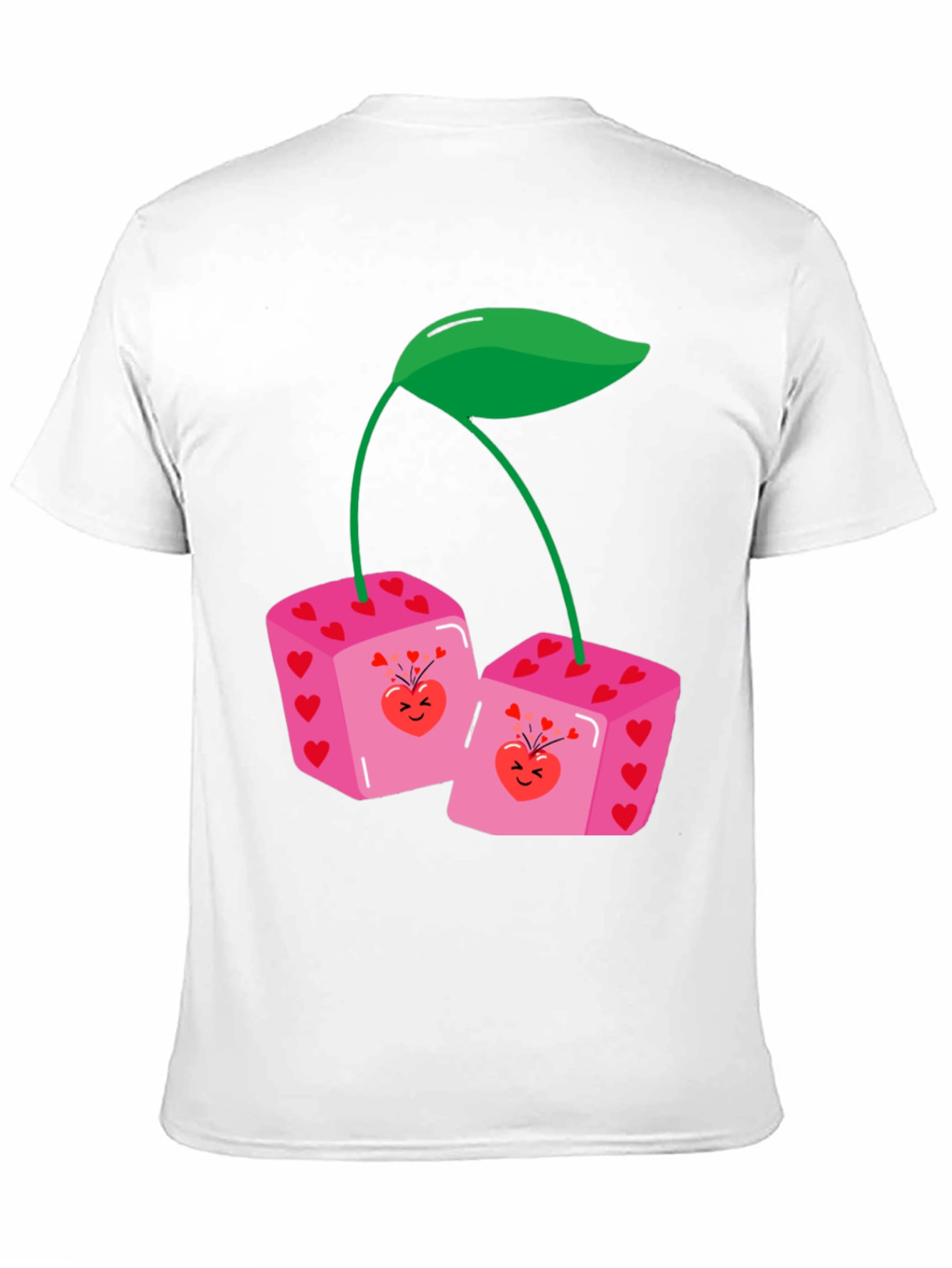 Dice Cherry Graphic Tee - Unique Statement Shirt