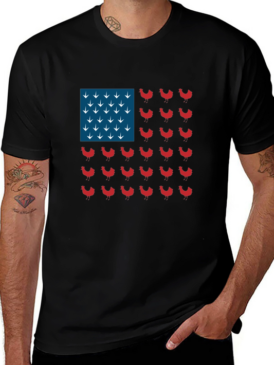 Chicken Flag Graphic Tee