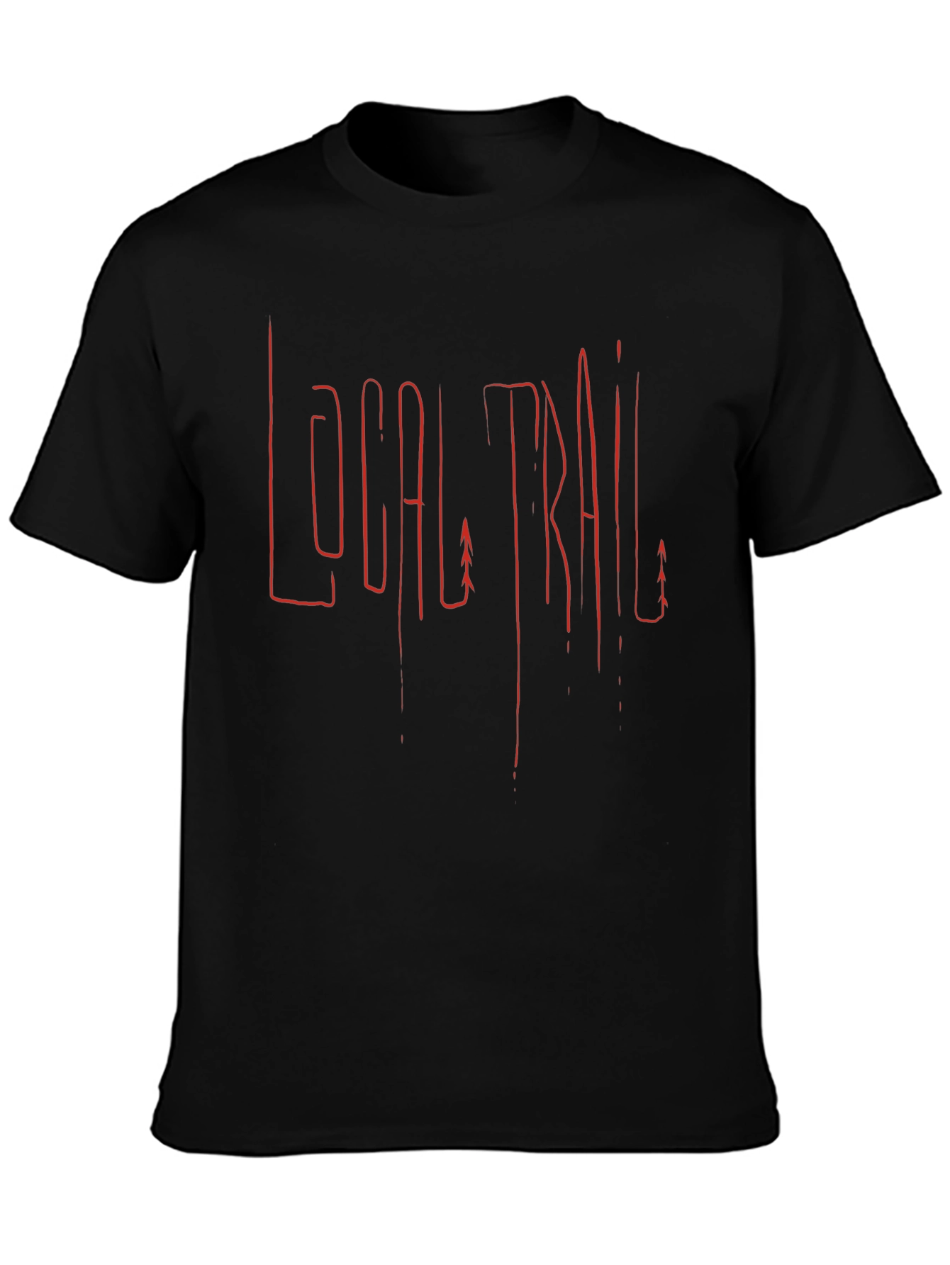 Local Trail Black Graphic Tee
