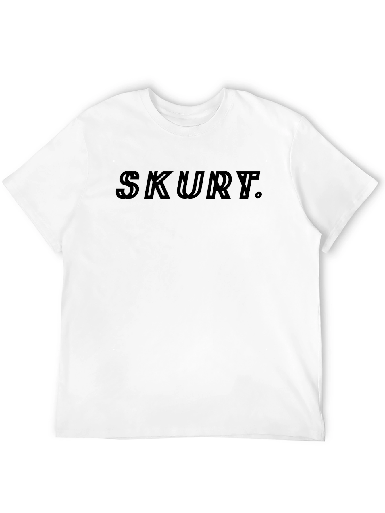 Mens Black SKURT. Graphic Tee