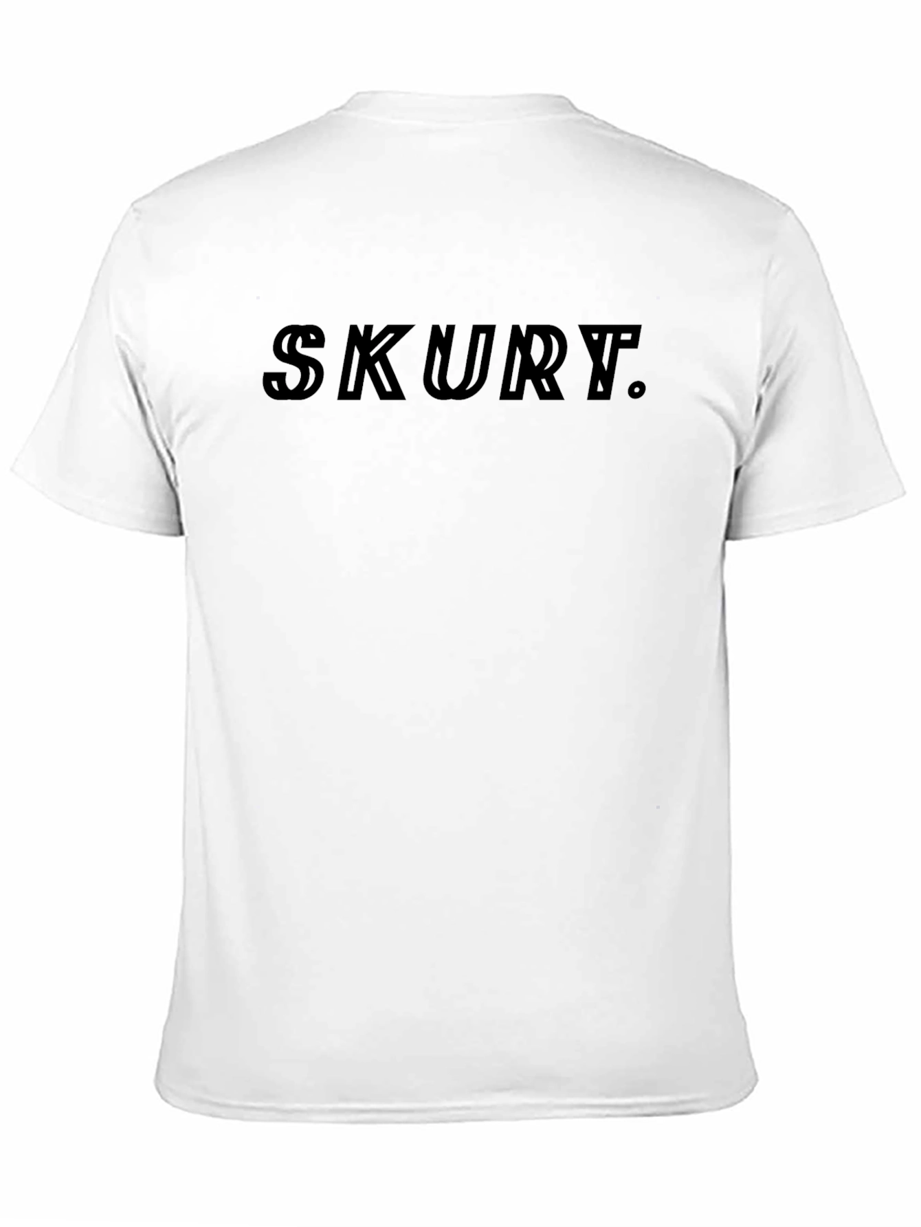 Mens Black SKURT. Graphic Tee